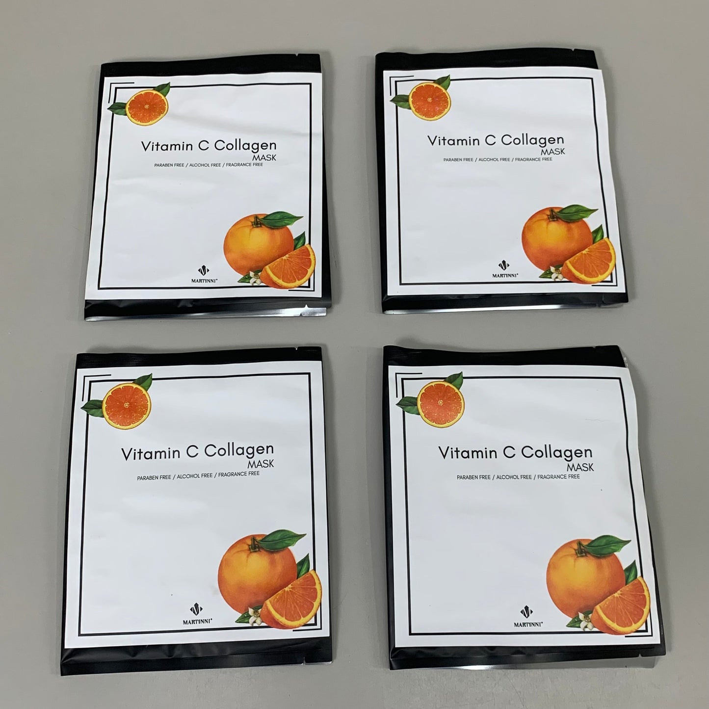 ZA@ MARTINNI (4 PACK) Vitamin C Collagen Mask for Hyperpigmentation BB 10/2024 E