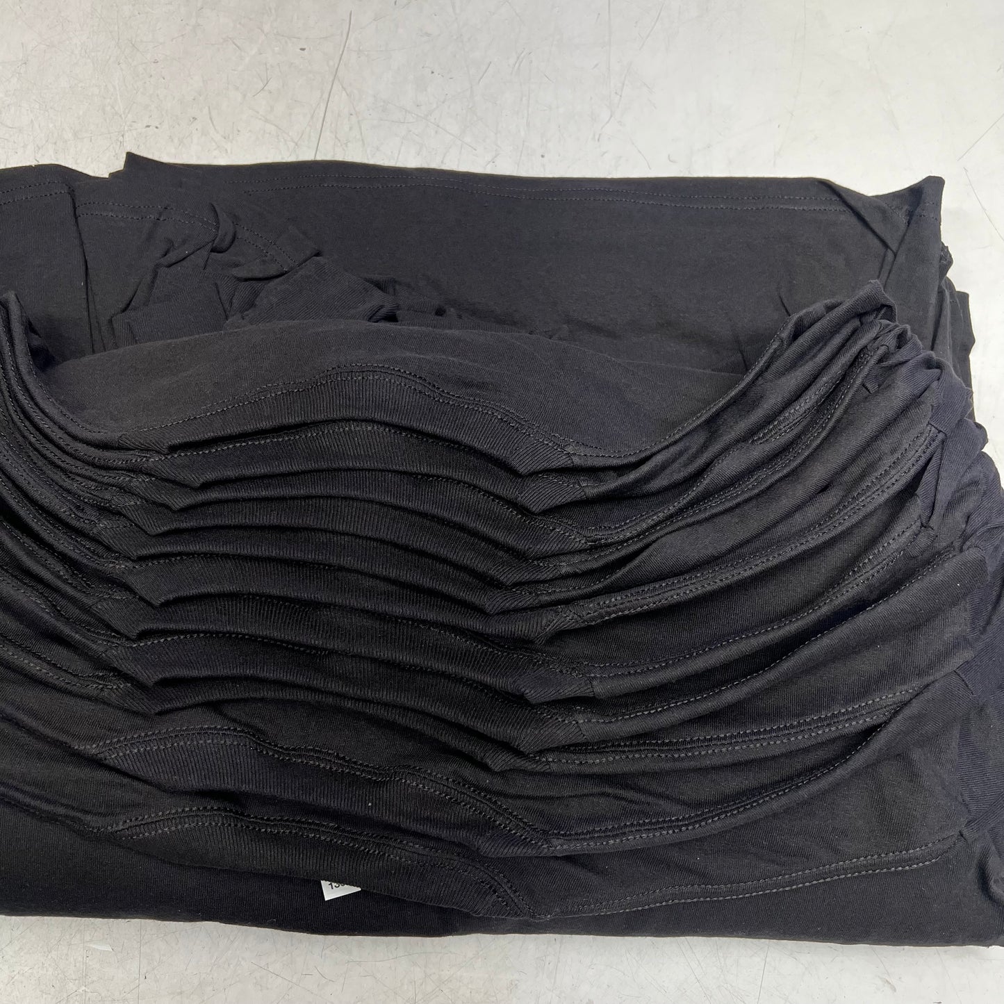 ZA@ AMERICAN APPAREL (12 PACK) Heavyweight Cotton Long Sleeve Tee Unisex Sz XL Black 1304