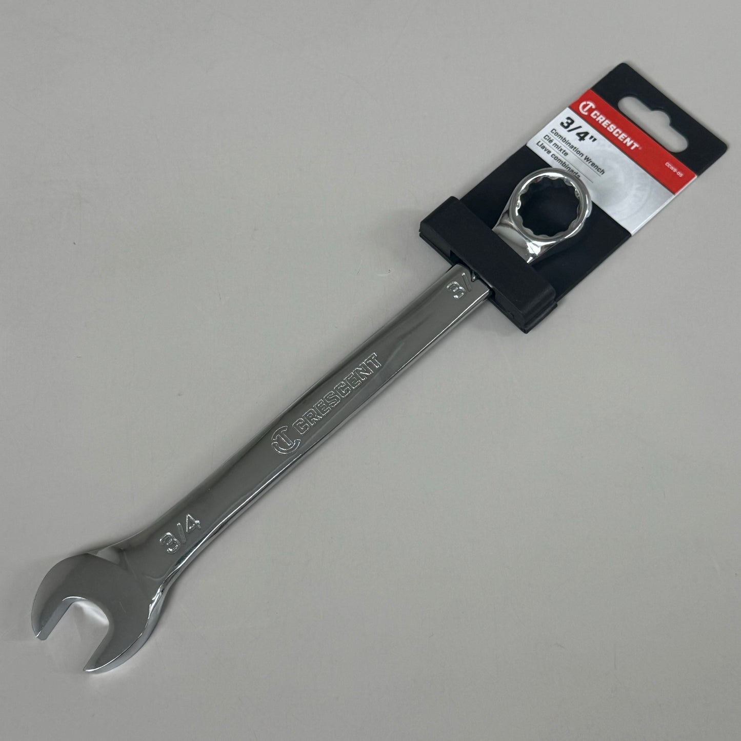 CRESCENT (2 PACK) 3/4" 12 Point Combo Wrench Full Polish Chrome Alloy CCW9-05