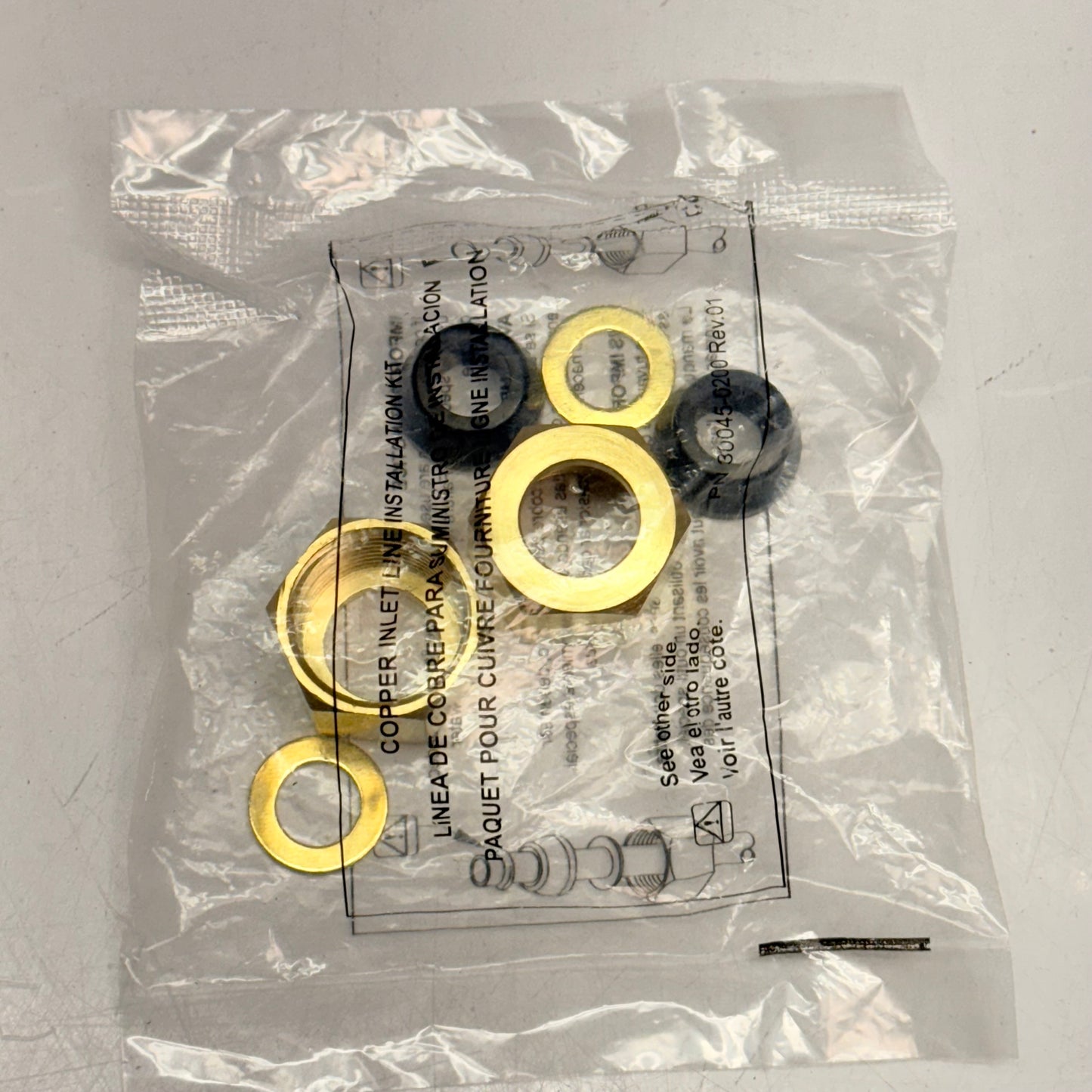 PFISTER Centerset Lavatory Faucet W/ Pop-Up 4" Brushed Nickel LG48-WRPK