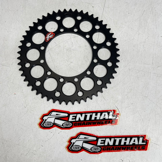 RENTHAL Kawasaki Rear Sprocket 52 Tooth Black 191U-420-52GEBK