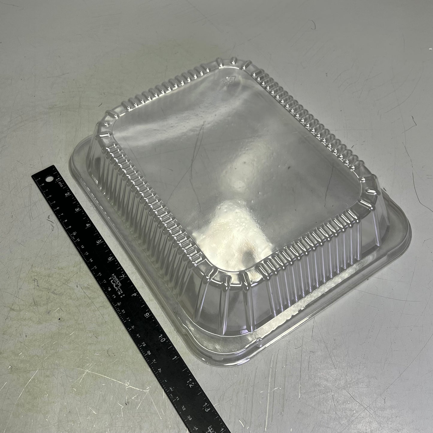 ZA@ WESTERN PLASTICS  (100 PACK) Disposable Half Steam Dome Lid Clear 5132DL