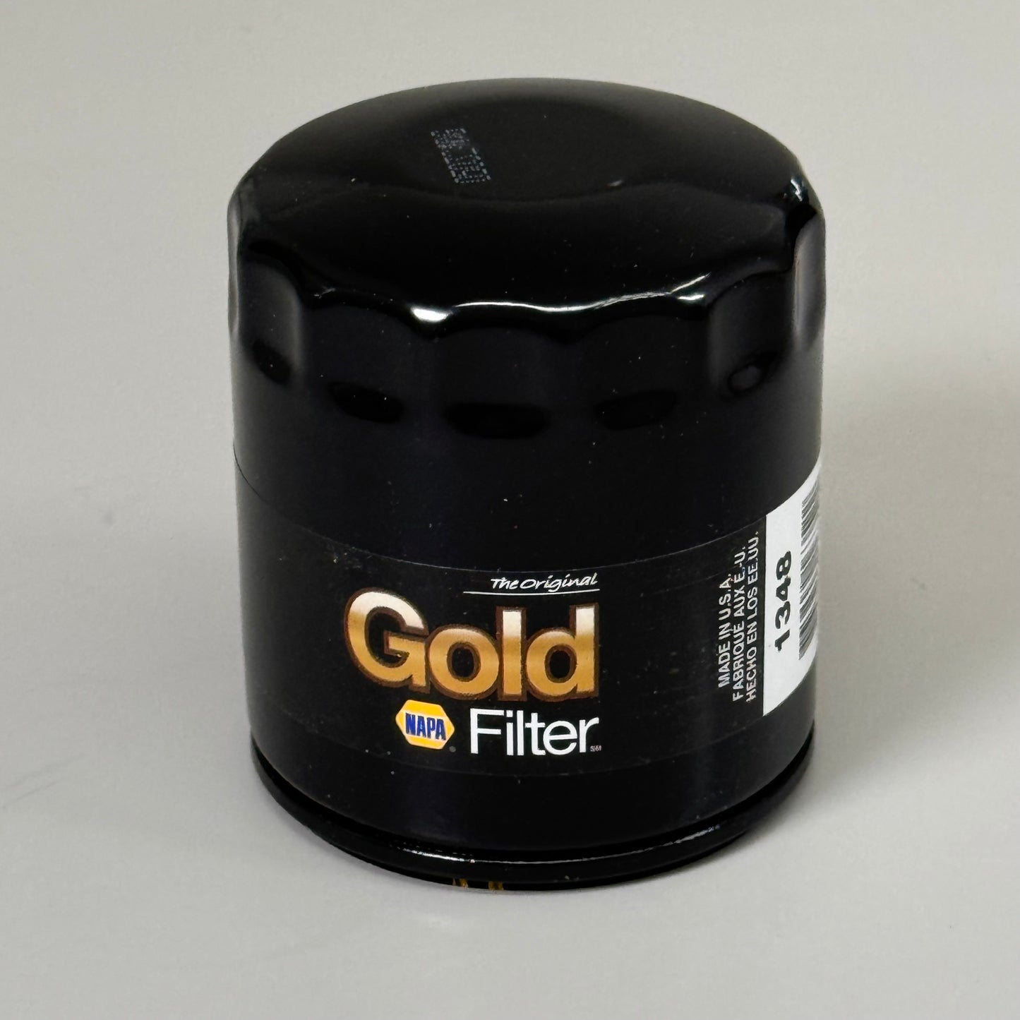 NAPA(2 PACK) The Original Gold Oil Filter Enhanced Cellulose 3/4"-16 Thread 1348