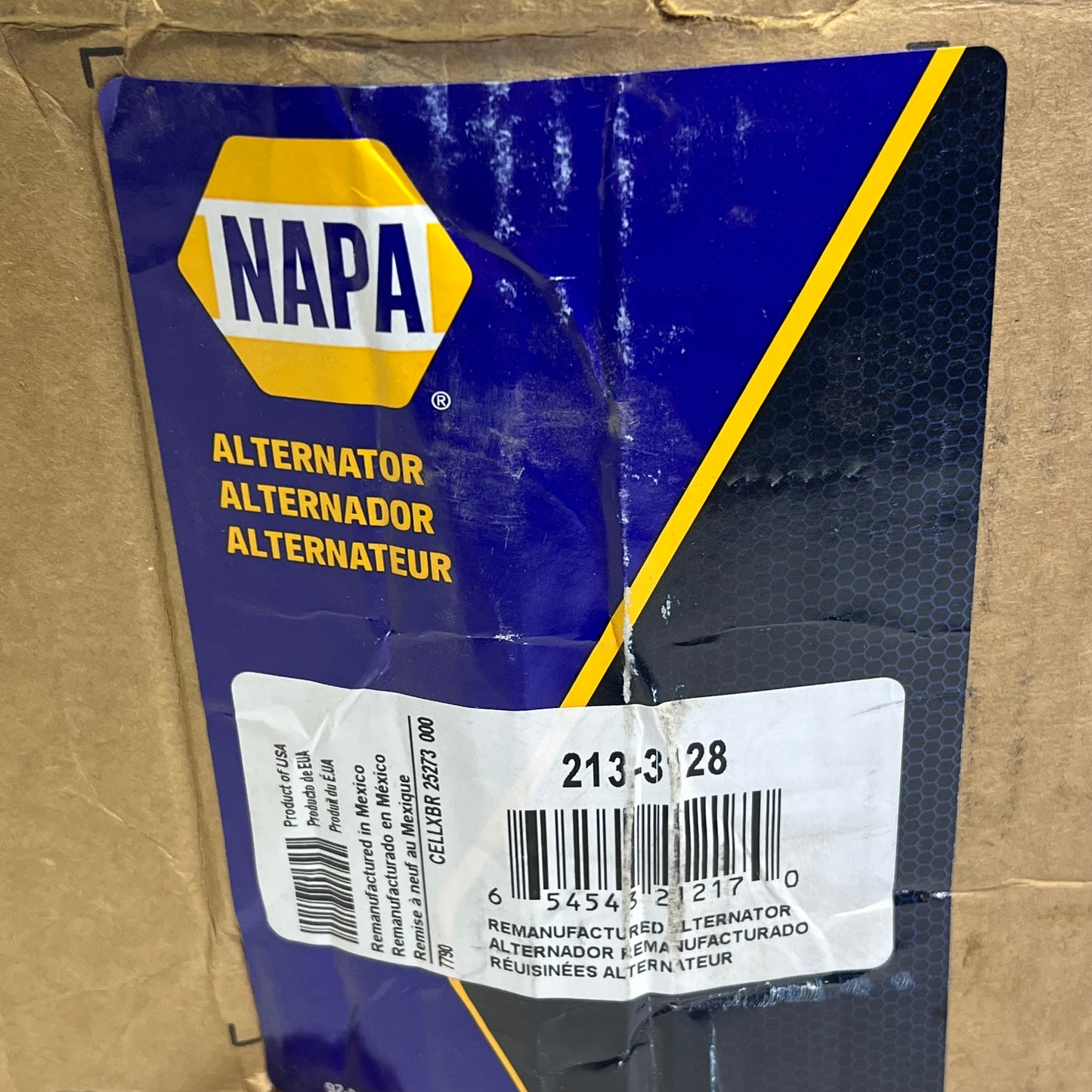 NAPA Remanufactured Alternator Standard 95 a for Ford, Hi-way & Stinar 2133128