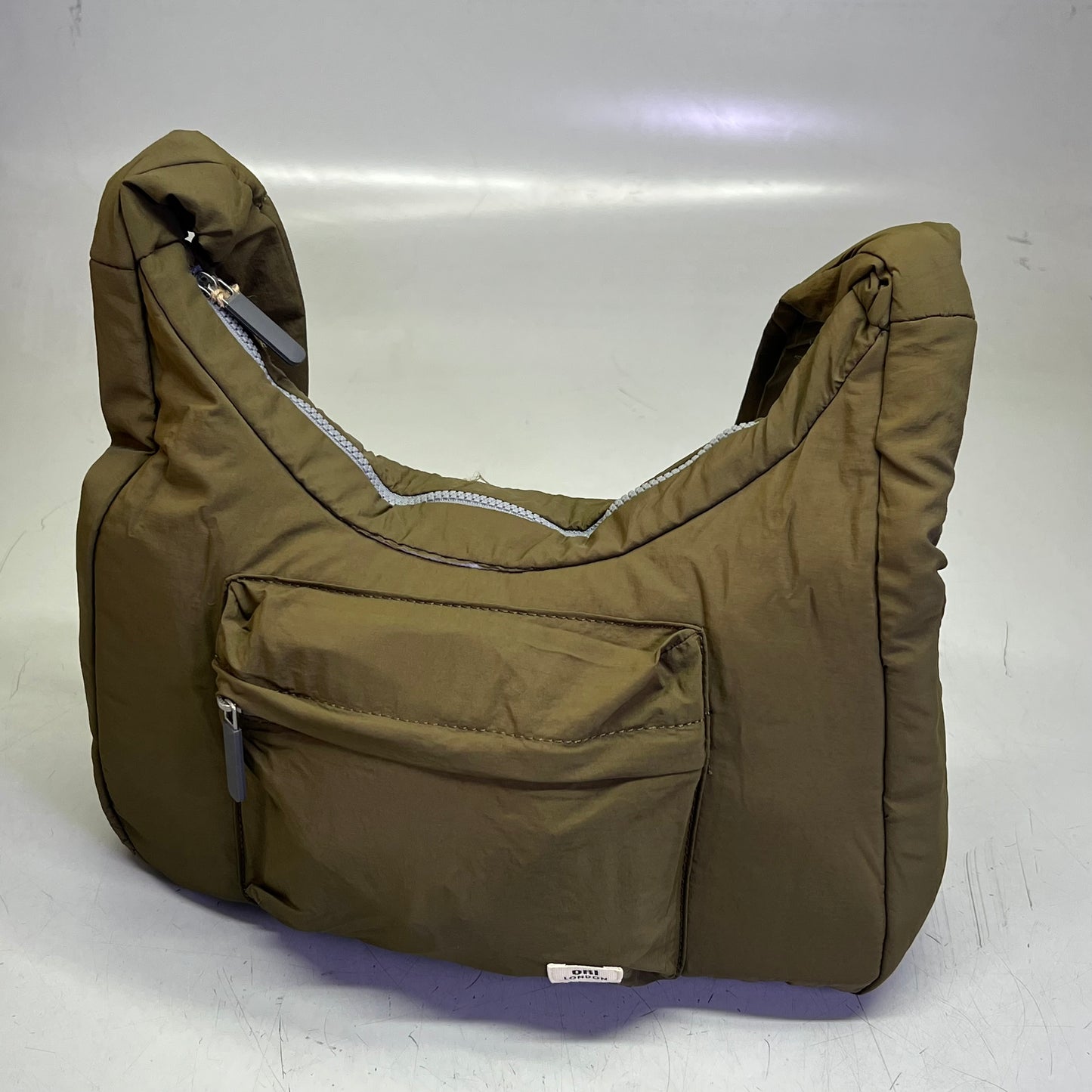 ORI LONDON Belsize Bag Made From Talson Material Medium Moss BELSMTMOS