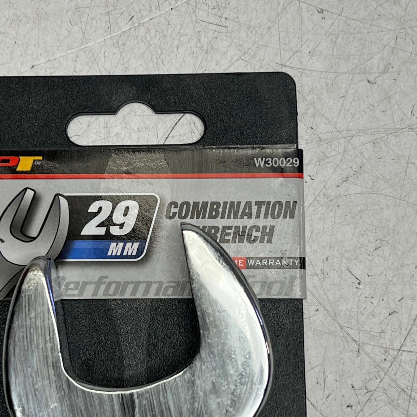 PERFORMANCE TOOLS Combination Wrench  29mm 12 Point  Polished Chrome W30029