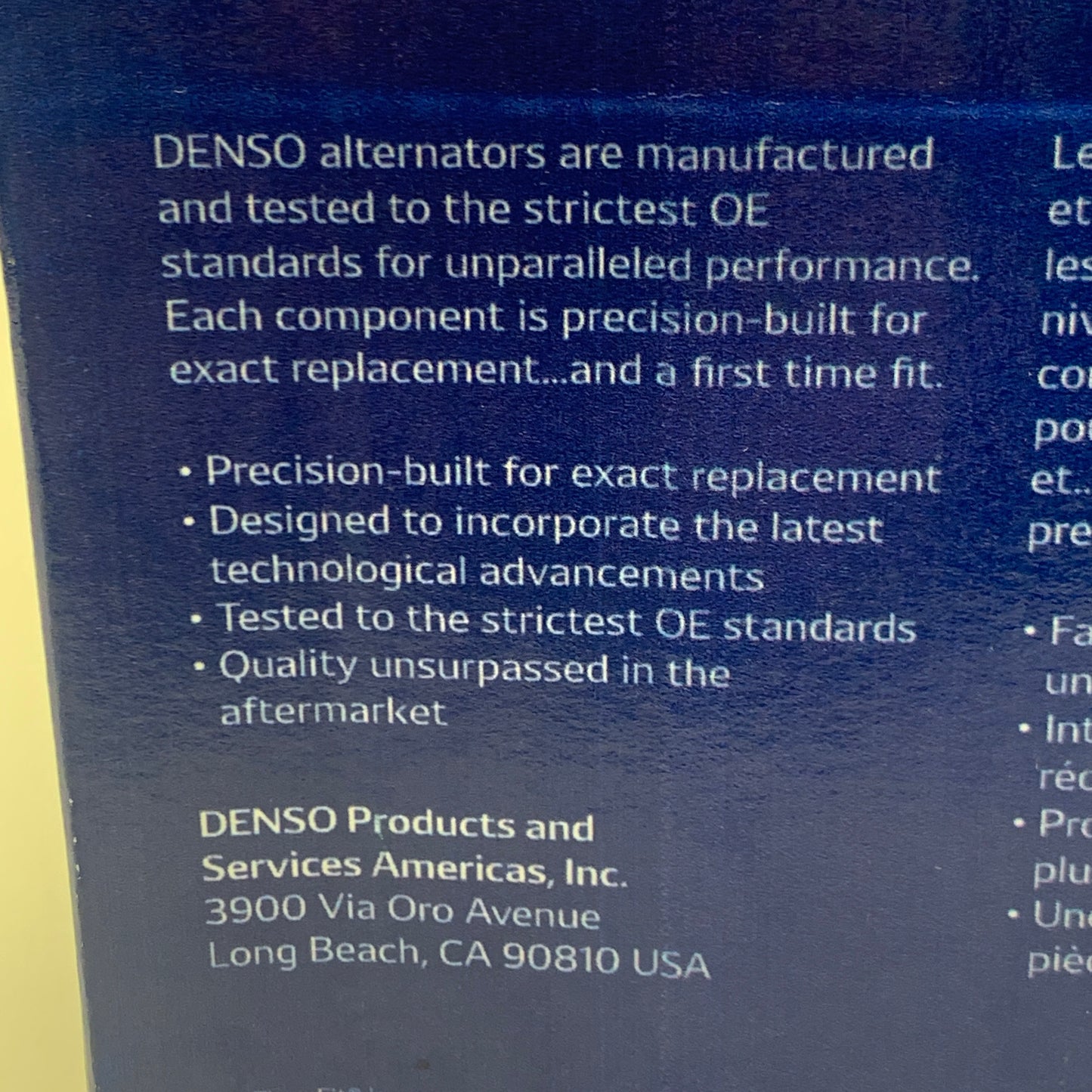 DENSO Alternator XD03M 210-4228 (Remanufactured)