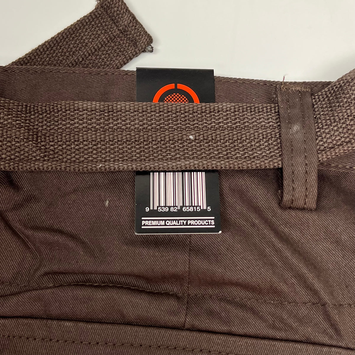 NOIZ Premium Jeans Cargo Pants W/ Belt Men's Sz 44/32 Brown KP610M