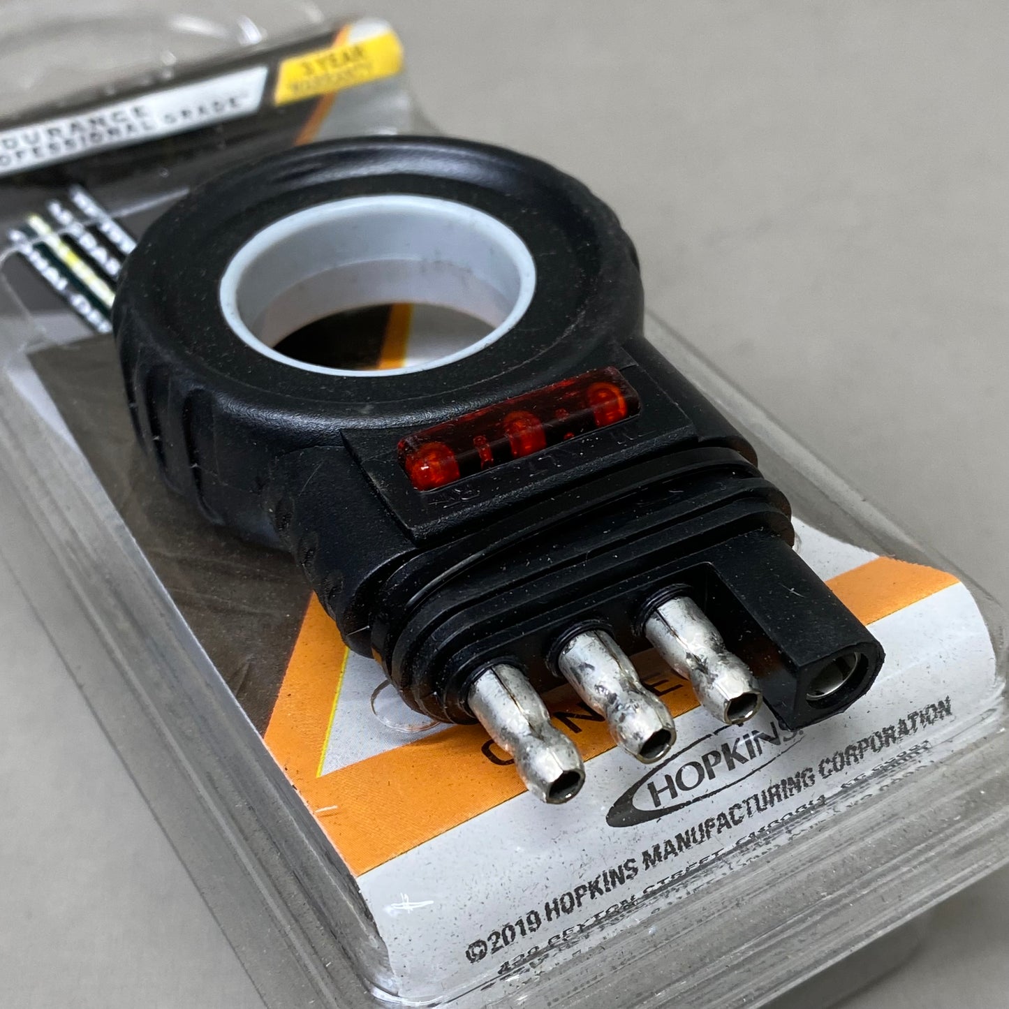 ZA@ HOPKINS (4 Pack) Towing Solutions LED Test 4 Flat Connector 48138