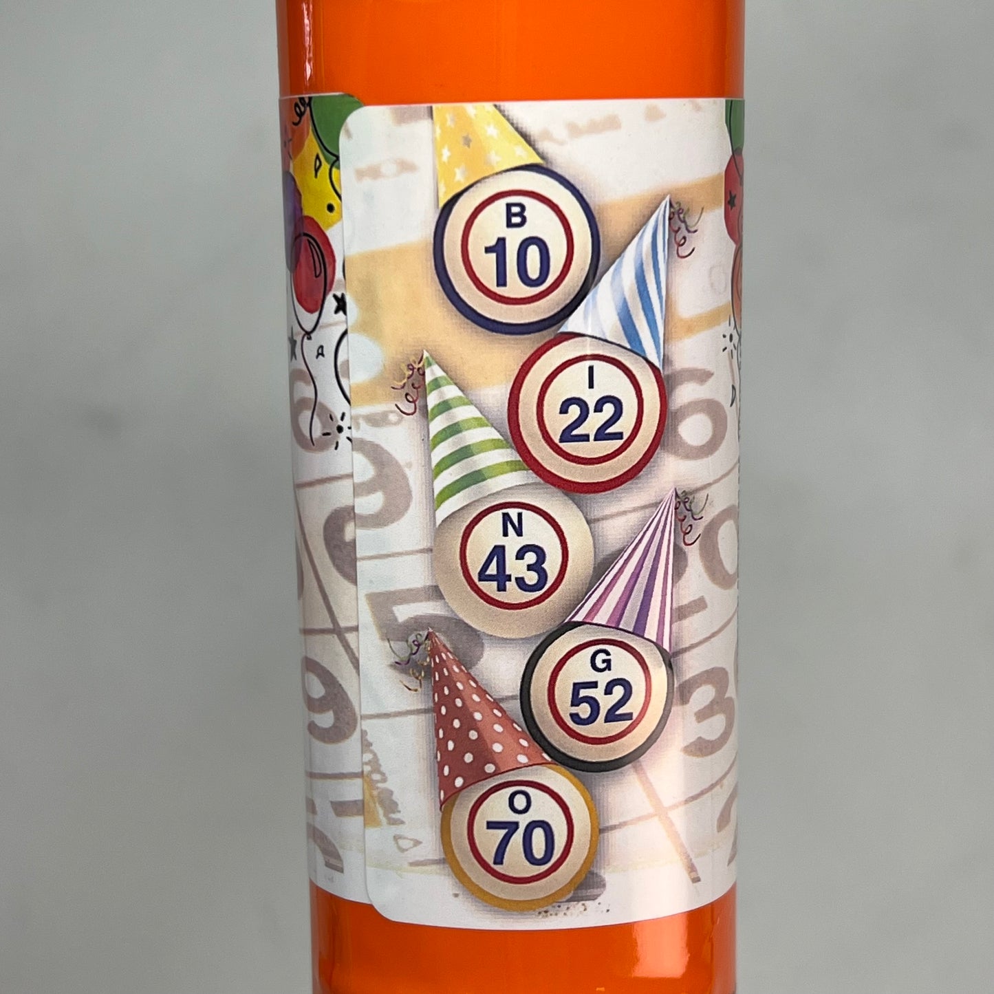 DAB O INK (12 PACK) Onedia Casino Happy Birthday Bingo Marker 4oz Orange D25