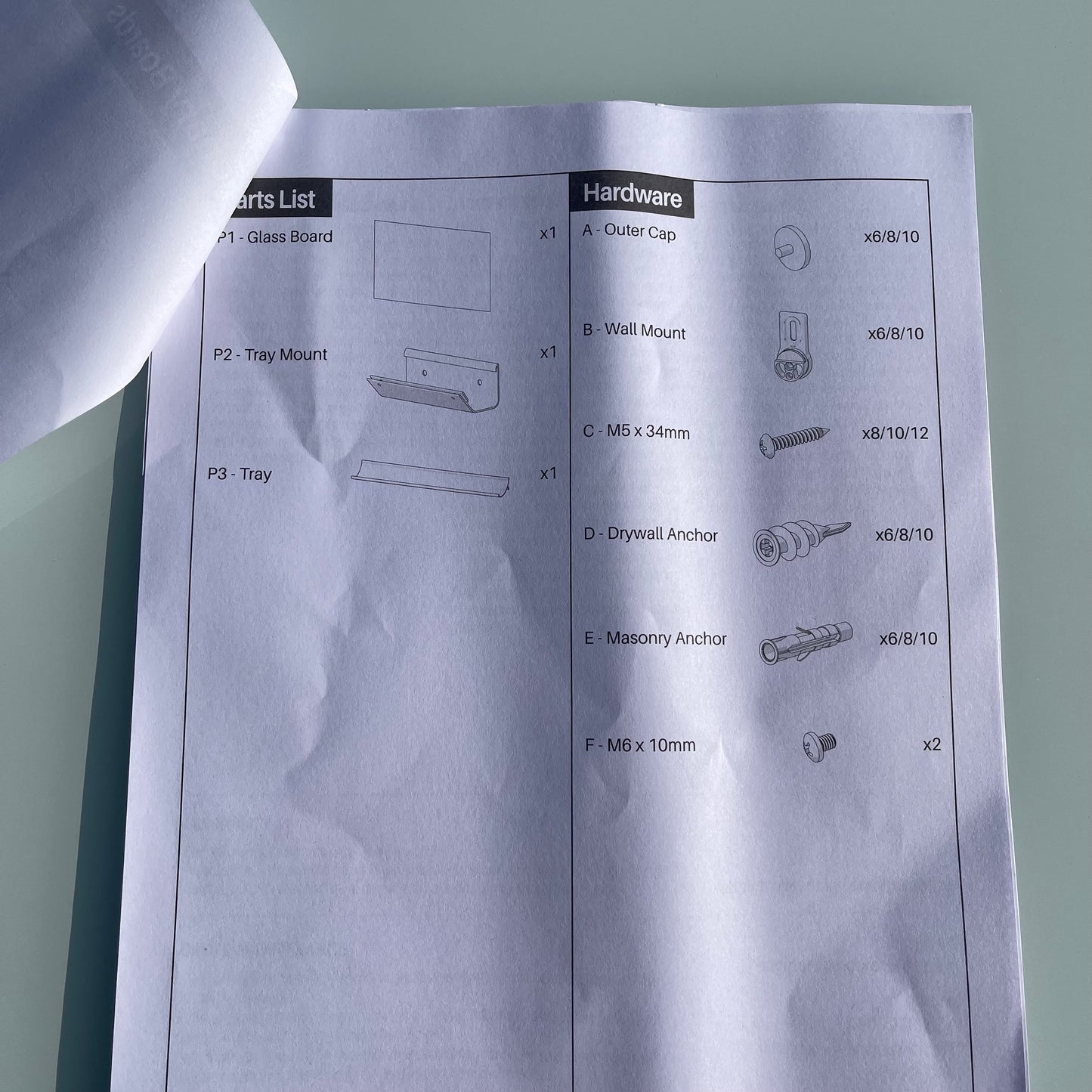 ZA@ Pallet of MOORECO Visionary Glass Board 4’ x 6’ 83845 (AS-IS)