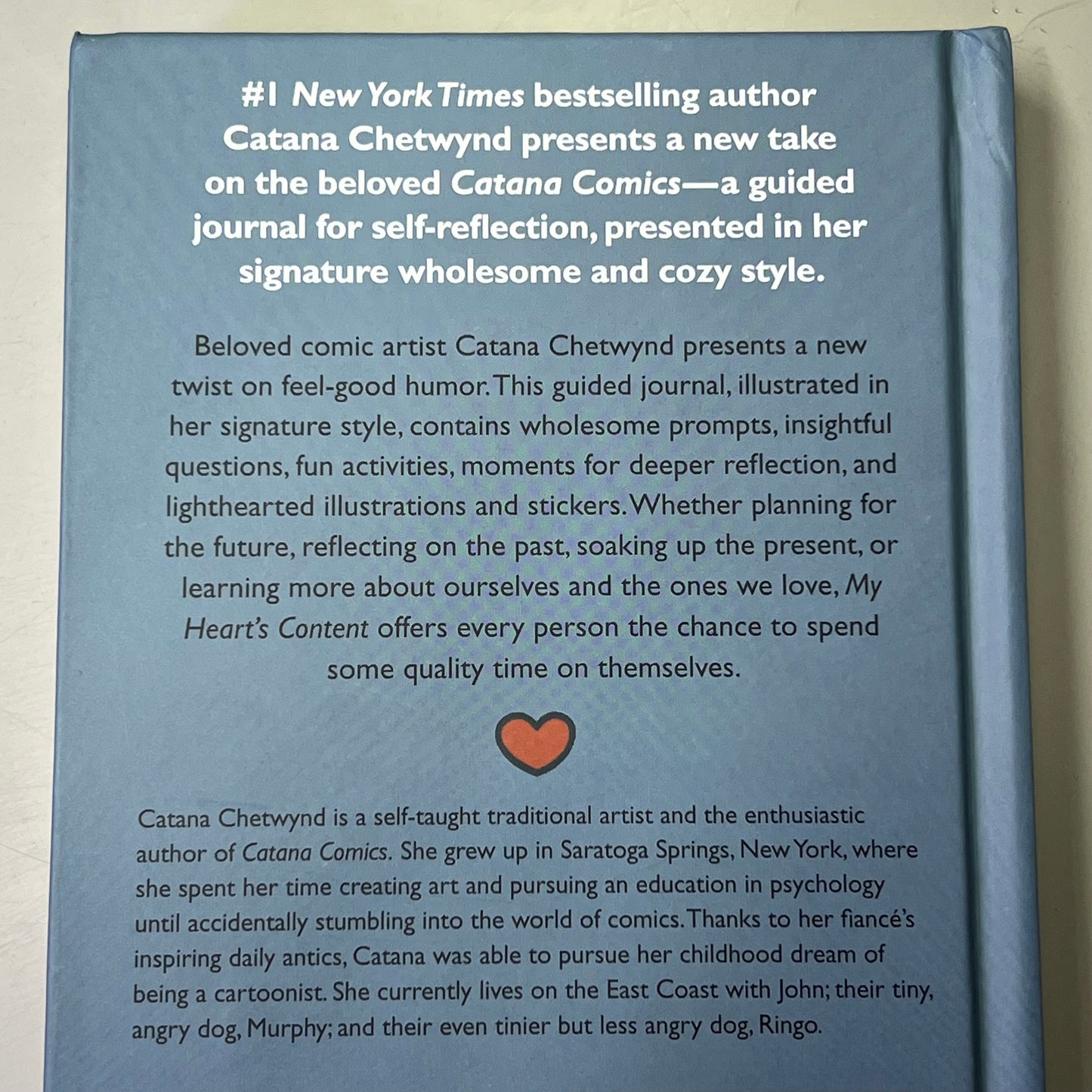 MY HEARTS CONTENT Hardcover Comic, Journal & Sticker Book By Catana Chetwynd