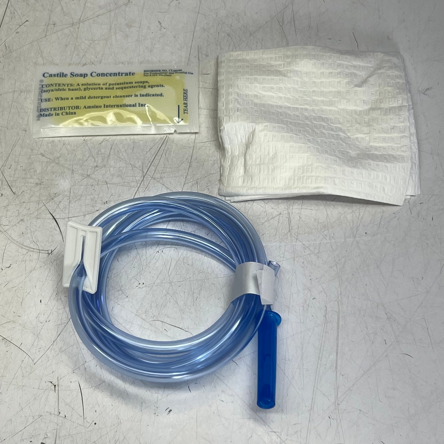 MEDEGEN (50 PACK) Enema Set Bucket 1500 ml / 60" Tubing Single Use Non Sterile 2560