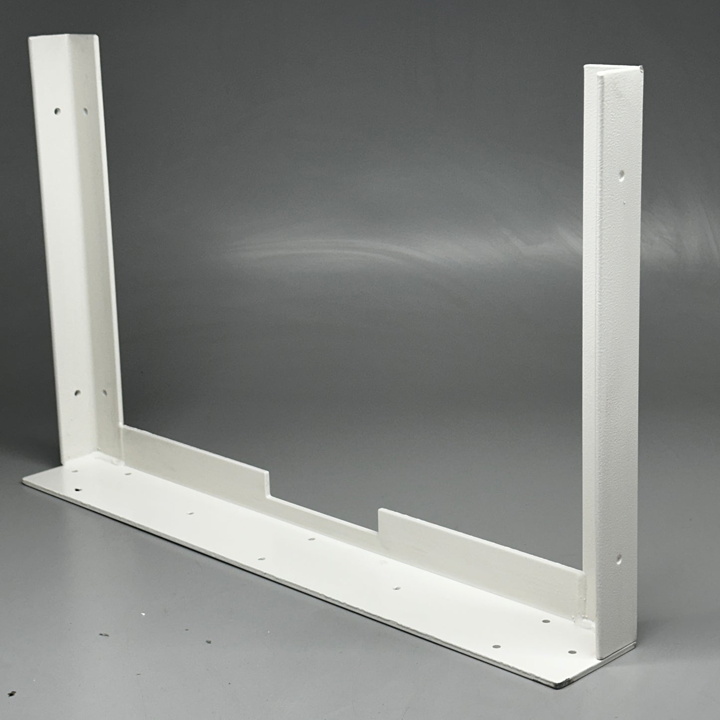 28" x 18" Floating Steel Sink Bracket Durable Support Solution White