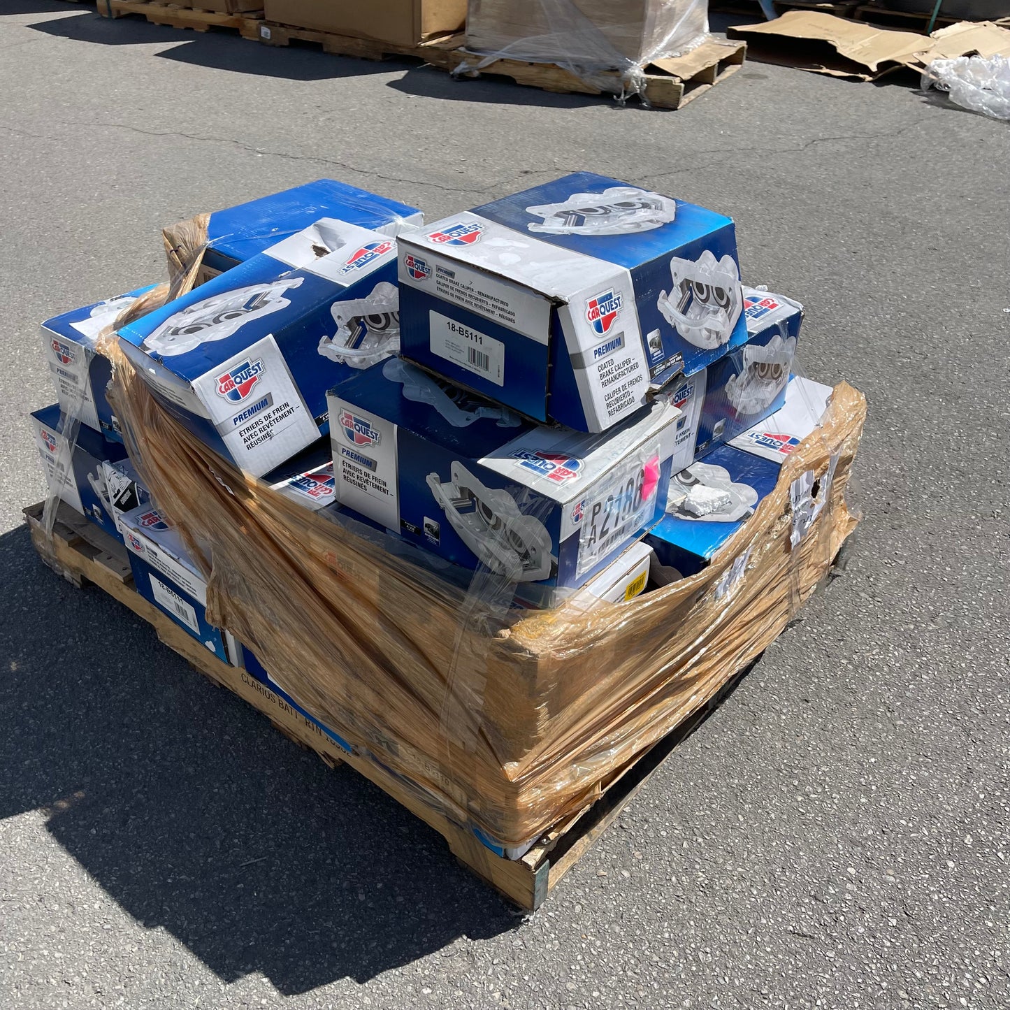 ZA@ Pallet of CAR QUEST (~18 Units) Premium Coated Brake Calipers (see images)