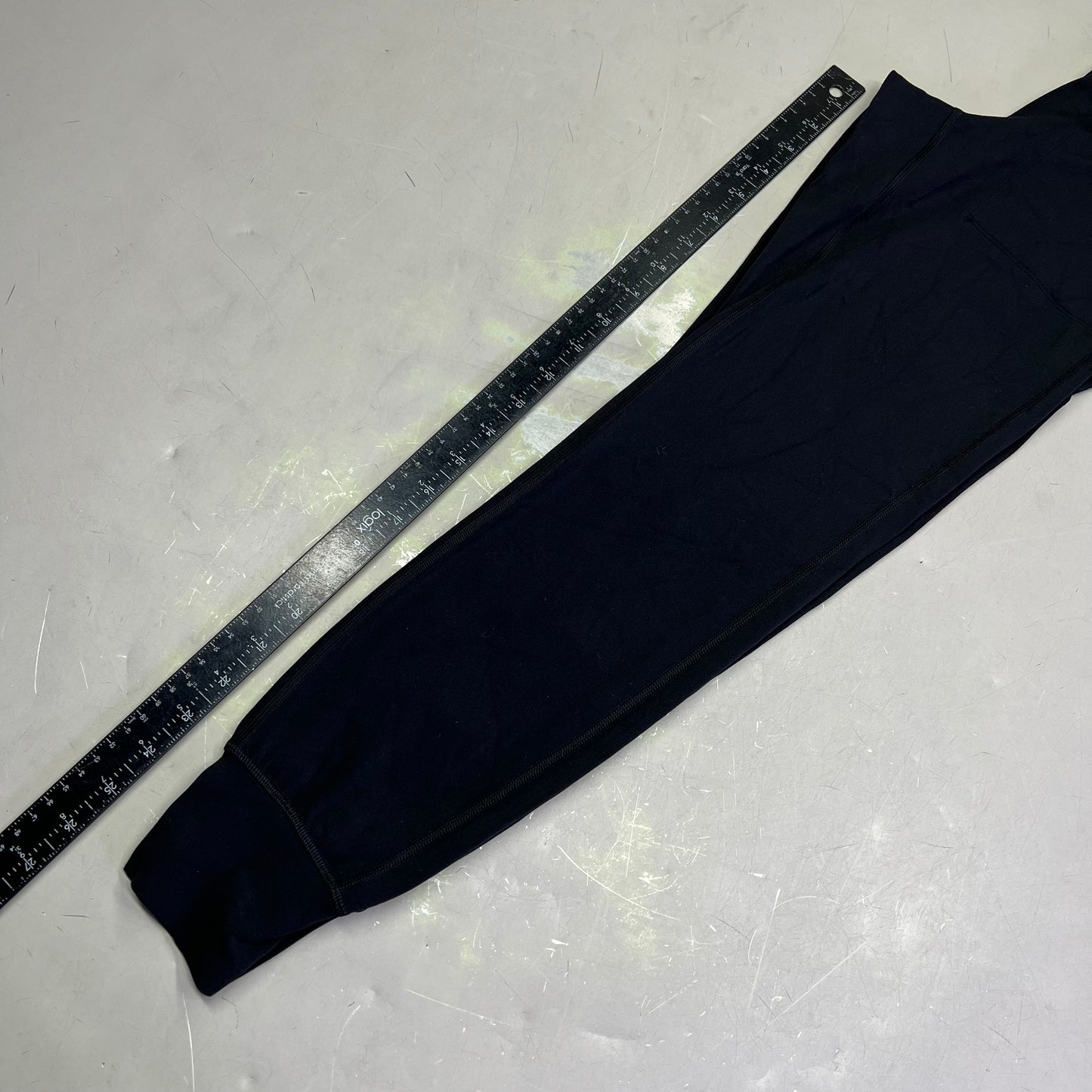 LULULEMON Butter Soft High Rise Cuffed Leggings Women's Sz 0 Black (Pre-Owned)