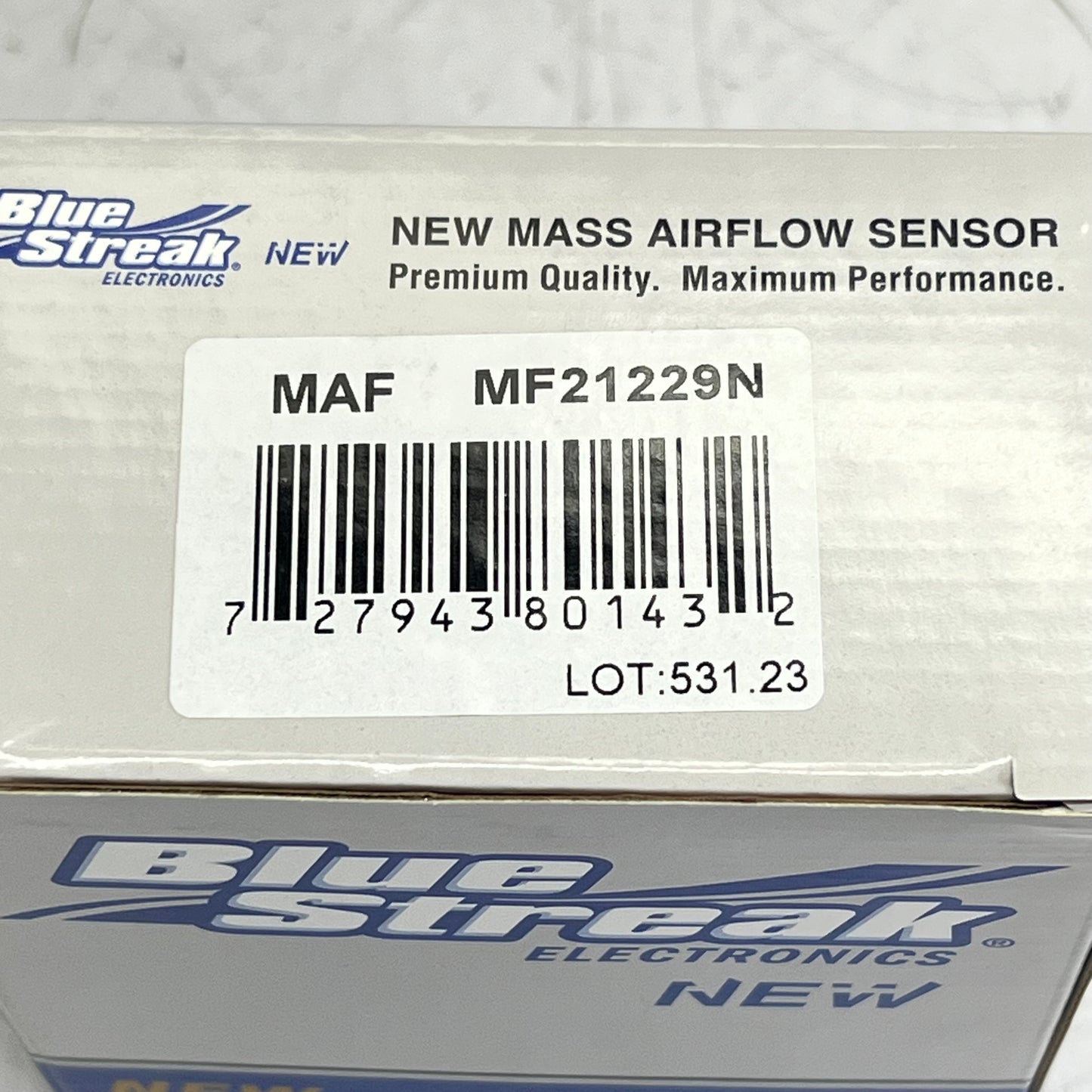 BLUE STREAK Mass Airflow Sensor Clamp on for Dodge & Ram Vehicles  MF21229N