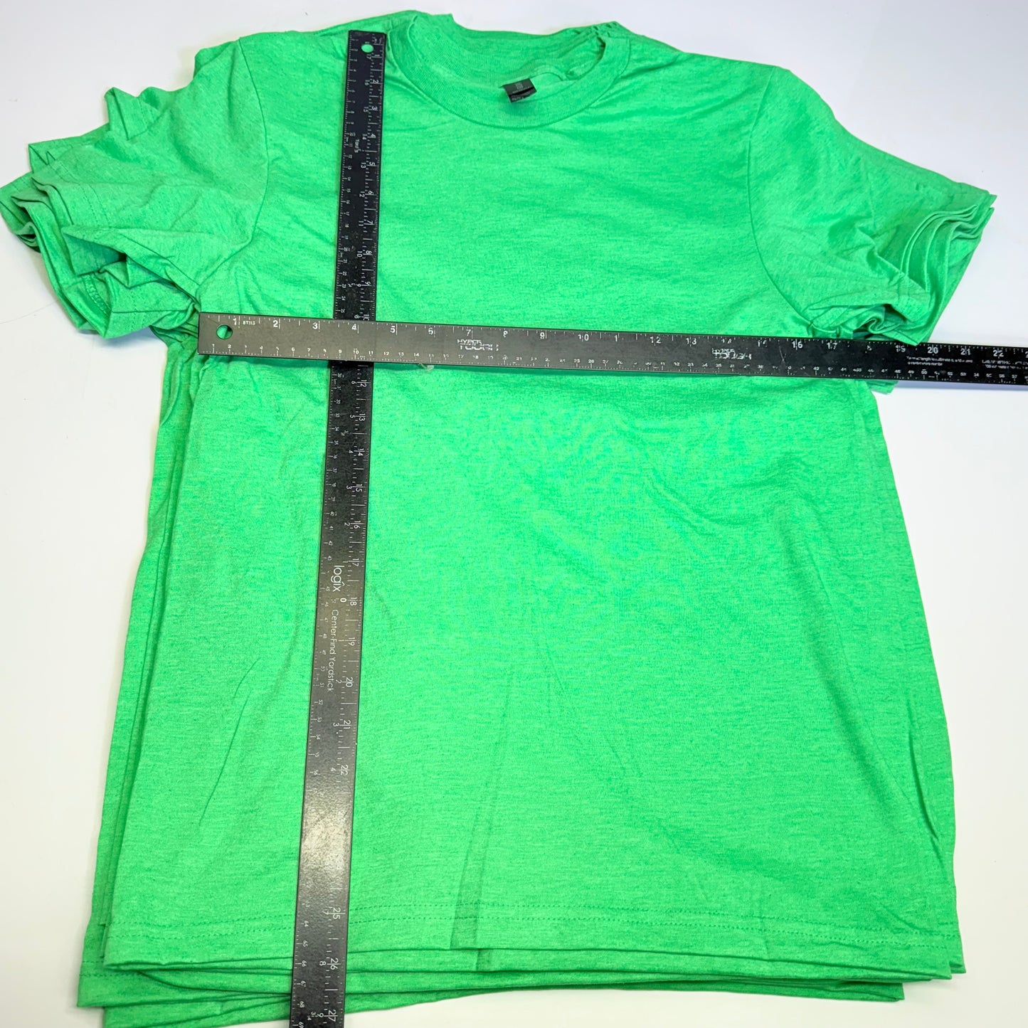 GILDAN(12 Pack)Soft Style Plain Tees Neck Short Sleave Heather Irish Green Small