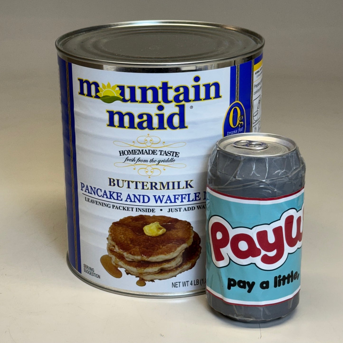 MOUNTAIN MAID (6 Pack) Buttermilk Pancake & Waffle Mix 4Lb in Can BB 07/24/27