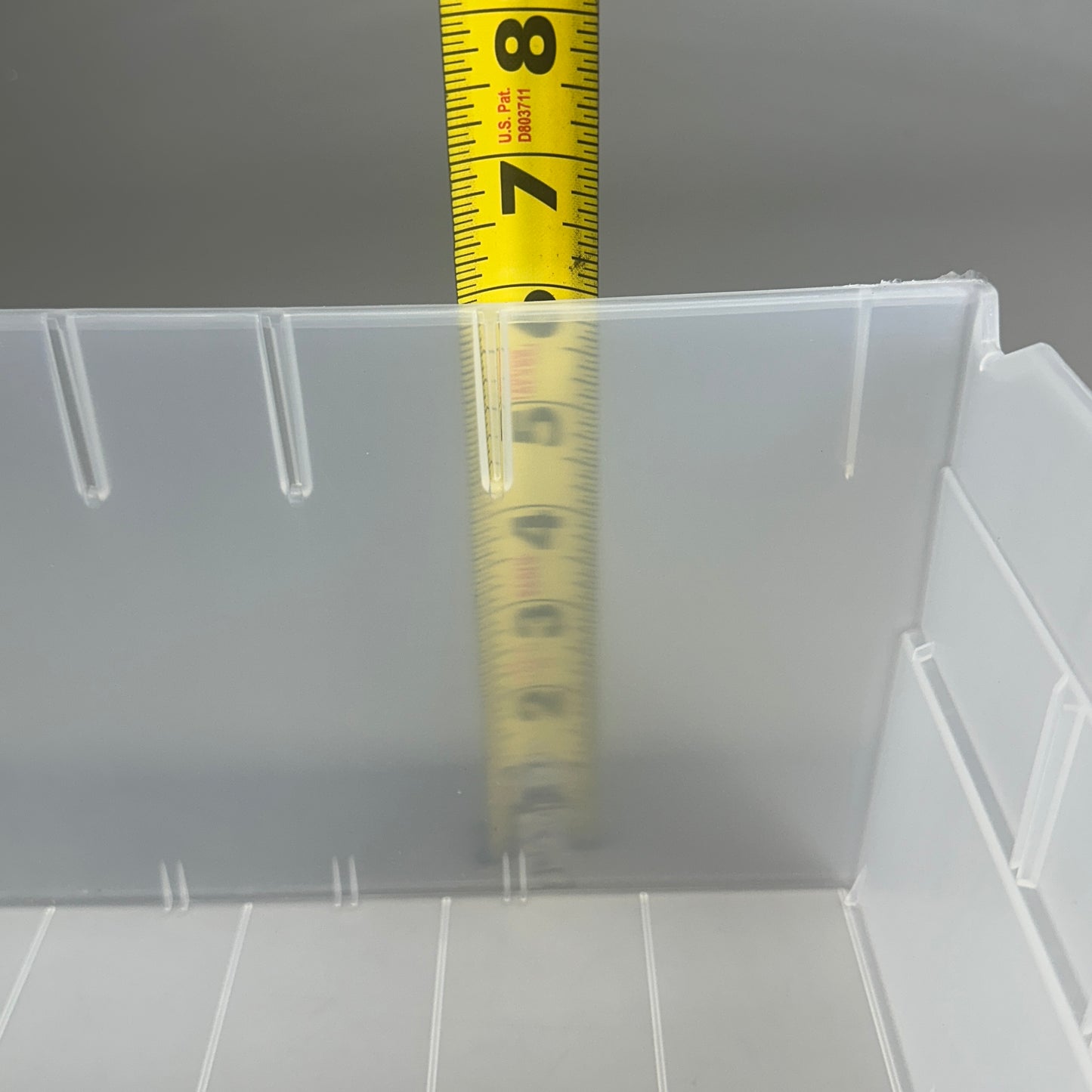 ORBIS Shelf BIN Clear 17 1/2 in x 8in x 11-1/8in SB1811-6SECLM