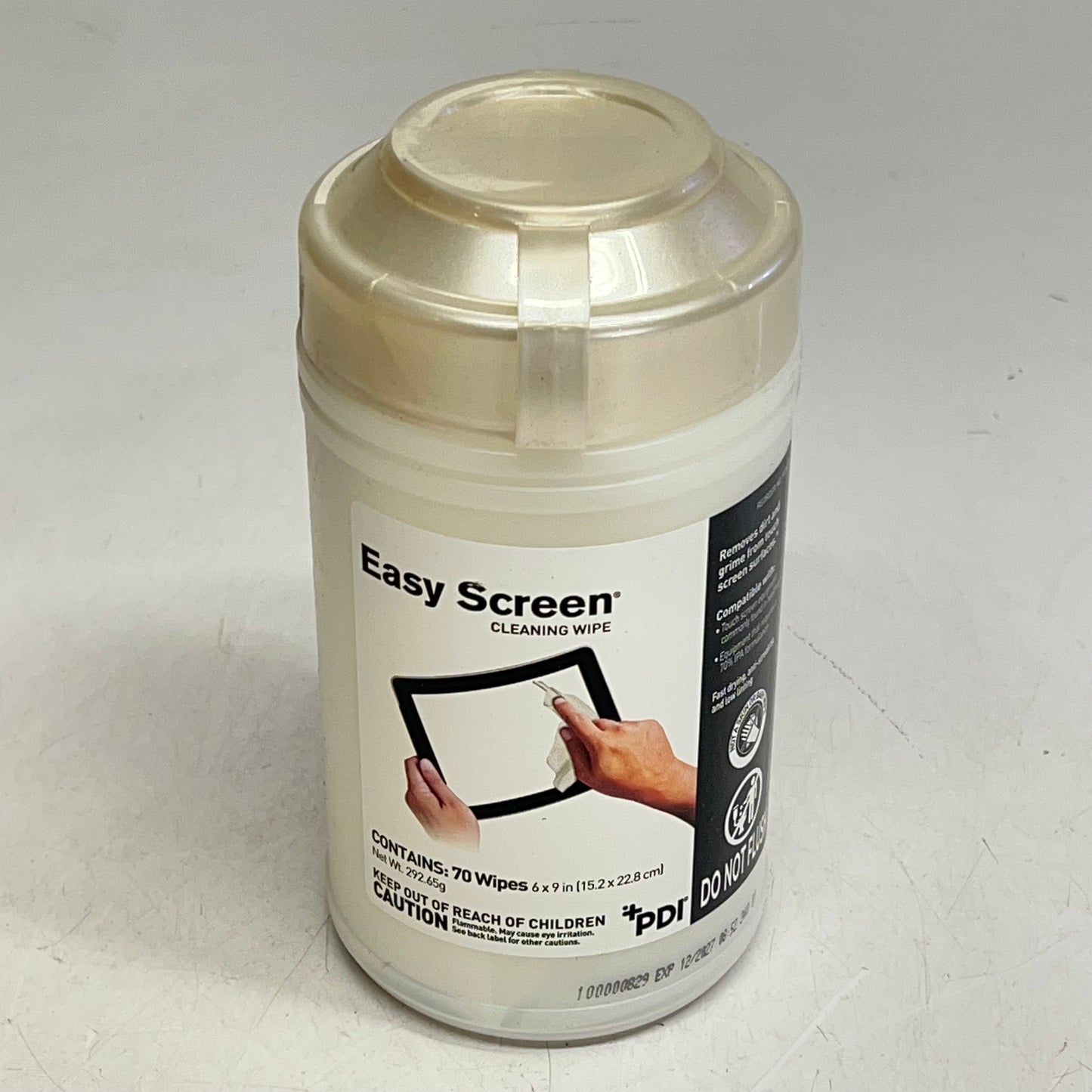 PDI Easy Screen Wipes 70% IPA 12 Pack 70 Ct Each BB 12/2027