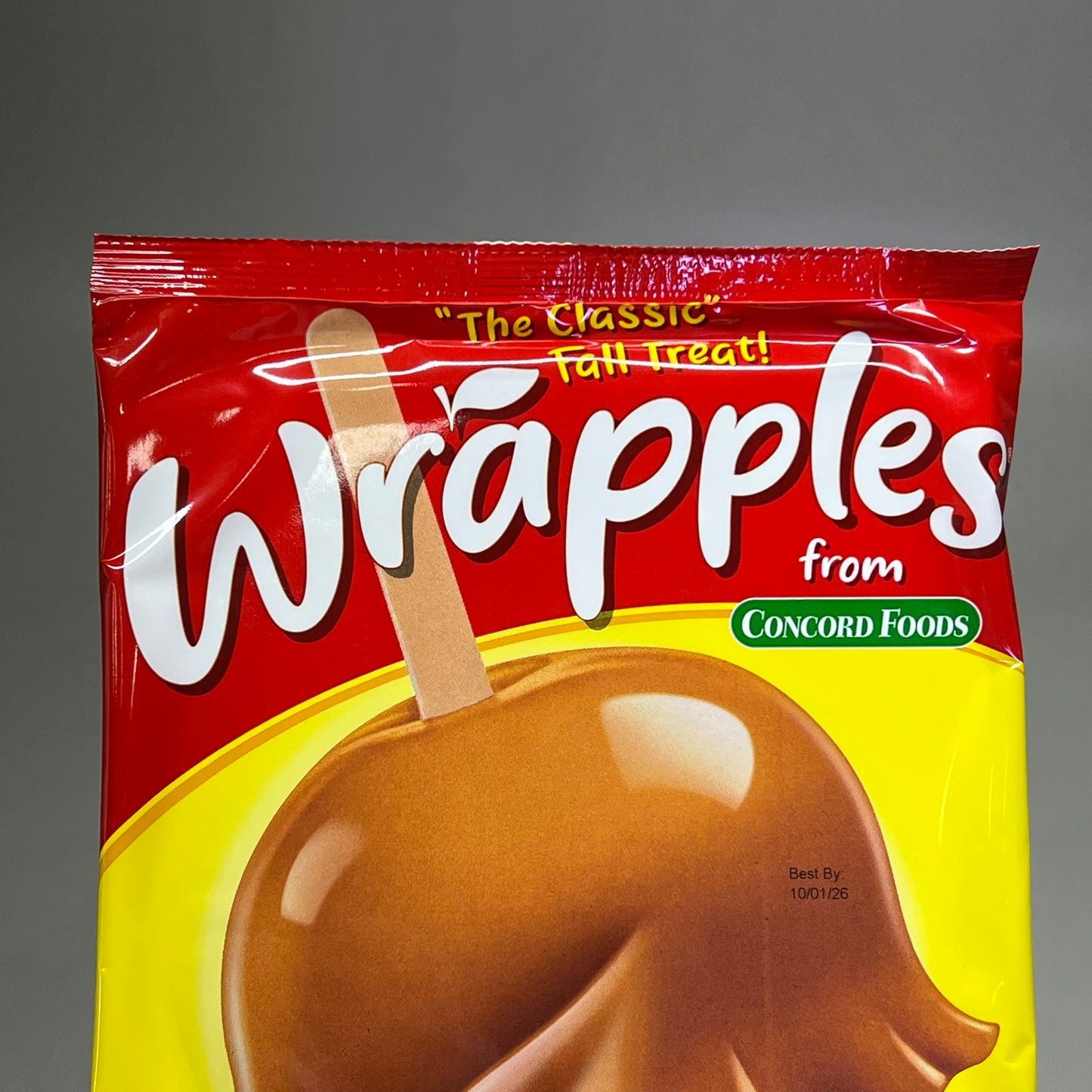 CONCORD FOODS (6 PACK) Wrapples Caramel Apple Wraps Makes 5 6.5oz BB 10/26