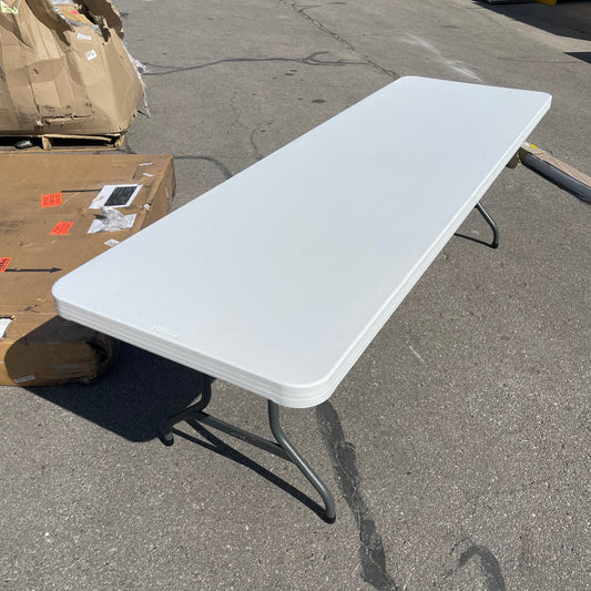 LIFETIME Rectangular Commercial Straight-folding Table 96"x30"