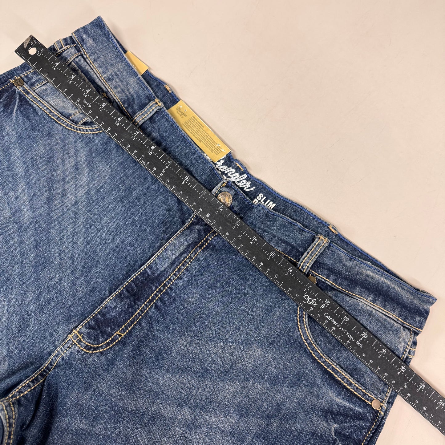 WRANGLER Retro Slim Boot Jeans Mens Pants 42 x 34 Layton 10WLT77LY