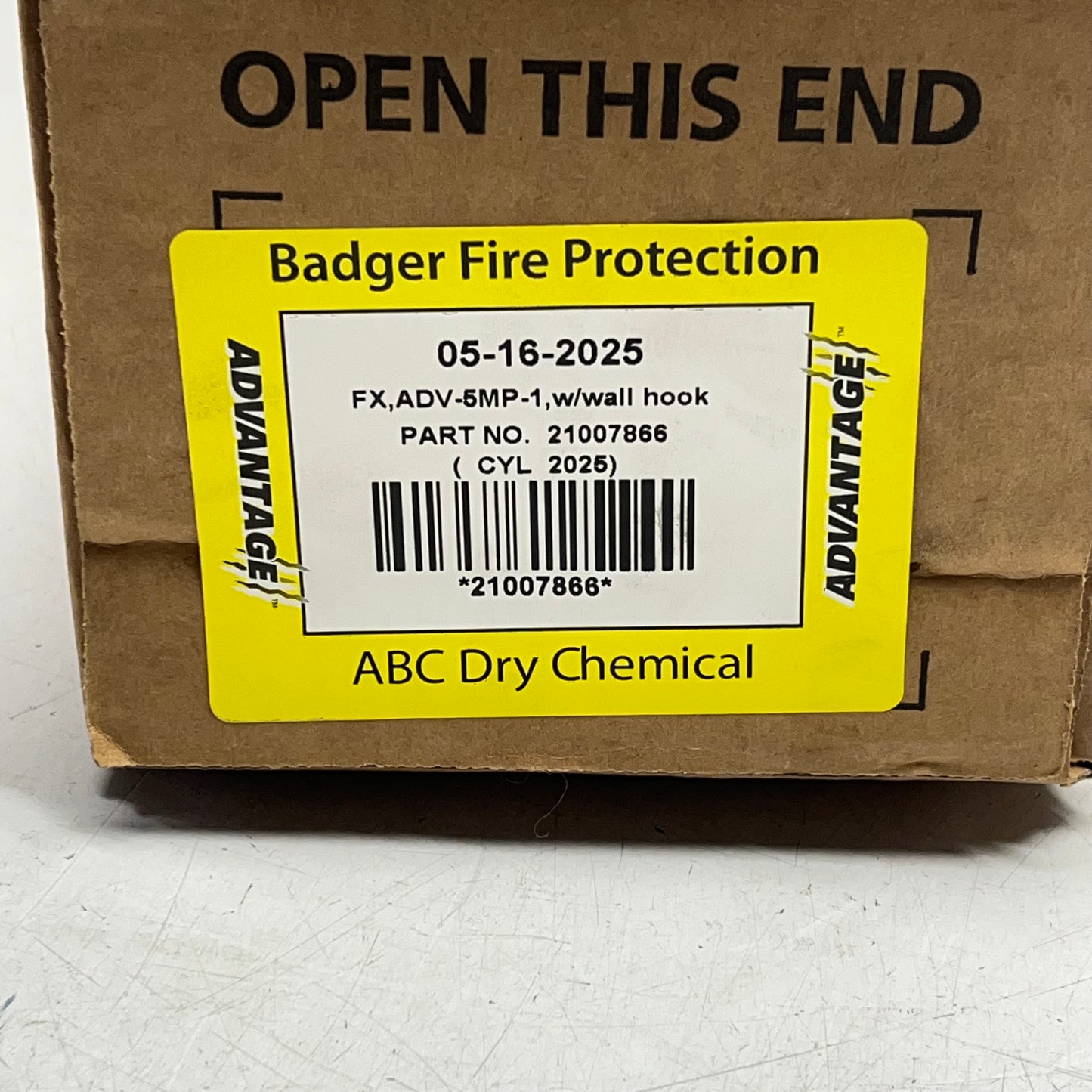BADGER FIRE PROTECTION Dry Chemical Portable Advance Fire Extinguisher  21007866