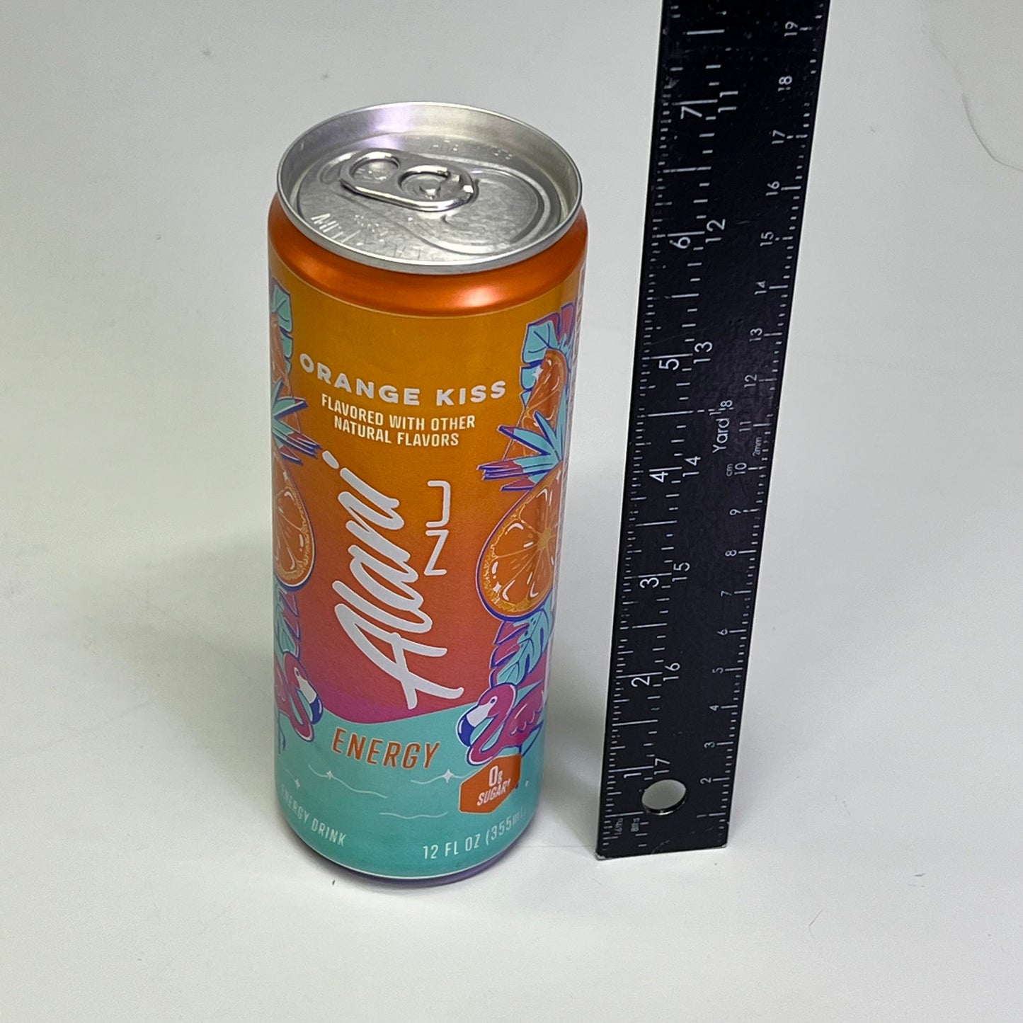 ZA@ ALANI (24 PACK) Sugar Free Orange Kiss Energy Drink 200mg Caffeine 12 fl oz BB 11/26 G
