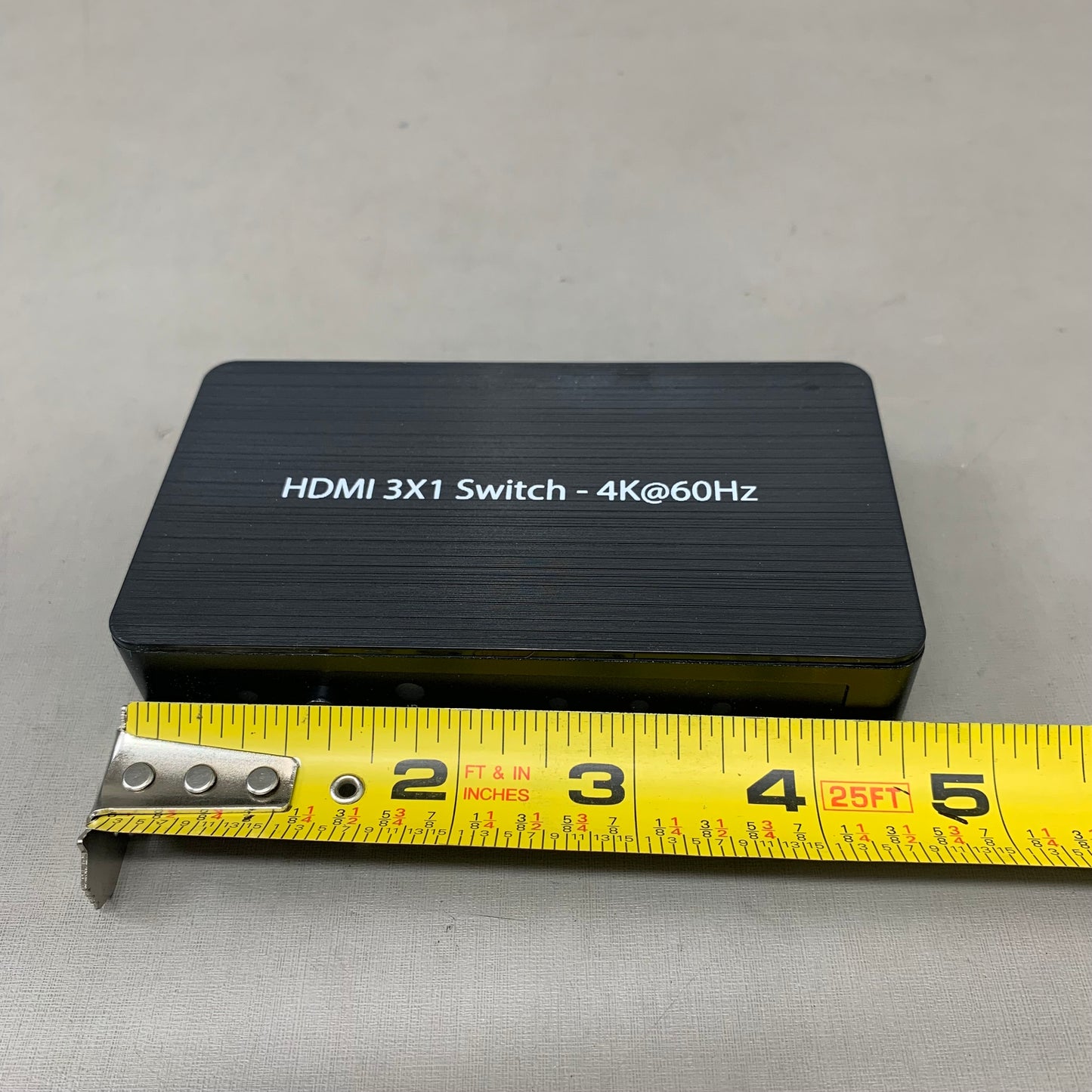 MONSTER 3-Way 4K HDMI Switch W/ Remote Control 6"x8" Black JHIU0128