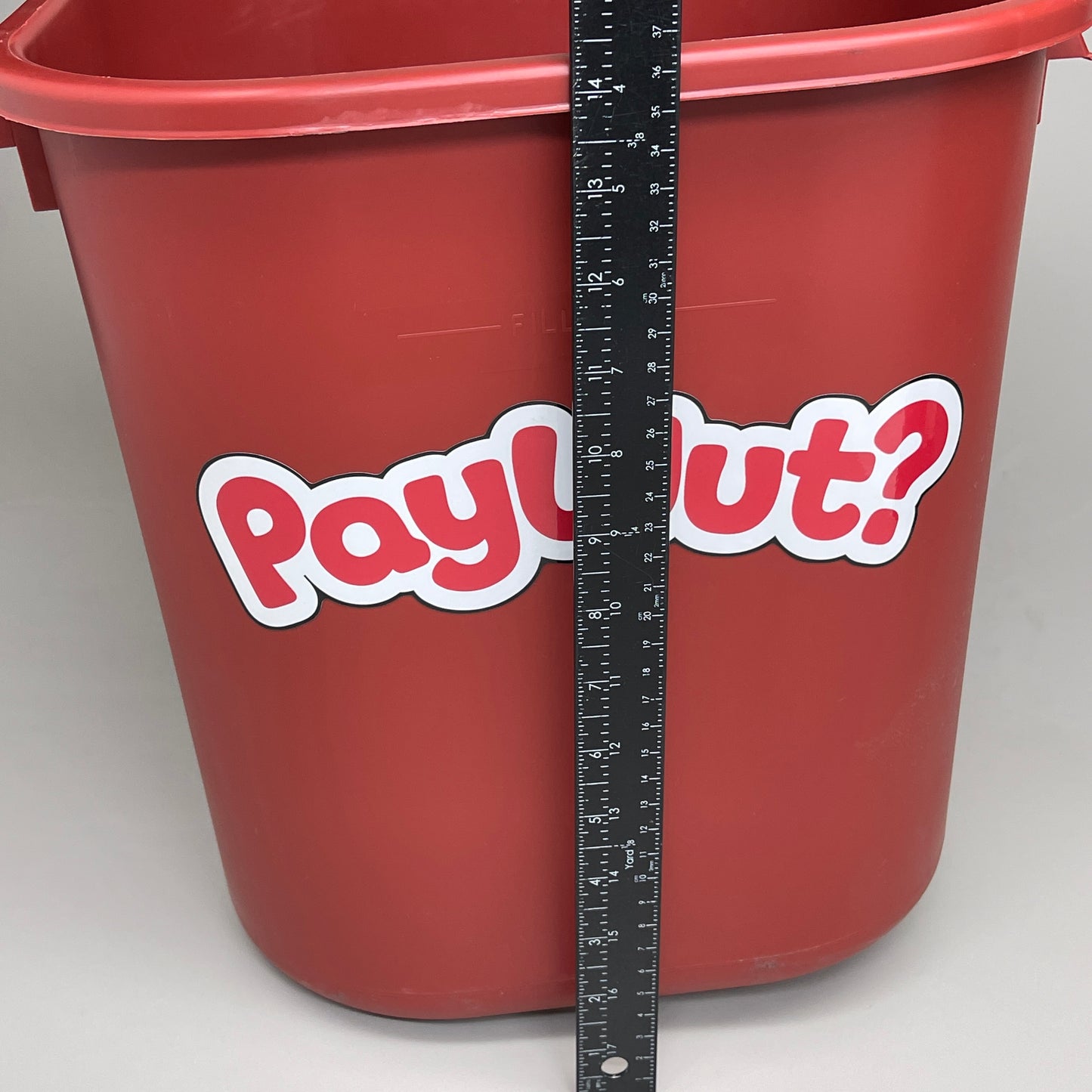 PAYWUT Limited Edition (#4 of 10) “Lil’ Trashy” Red Garbage Can (Signed & Numbered) RIDICULOUSLY RARE! (AS-IS)