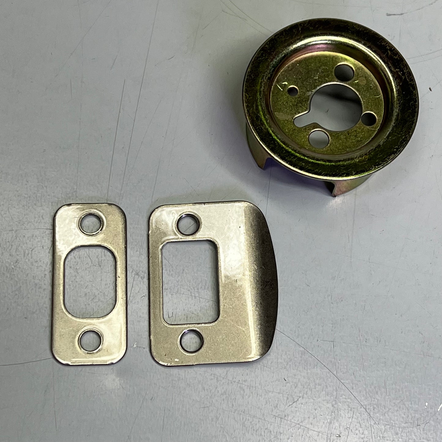 KWIKSET One Sided Deadbolt 667 15 RCAL 2 3/8" Backset Satin Nickel 96670-016