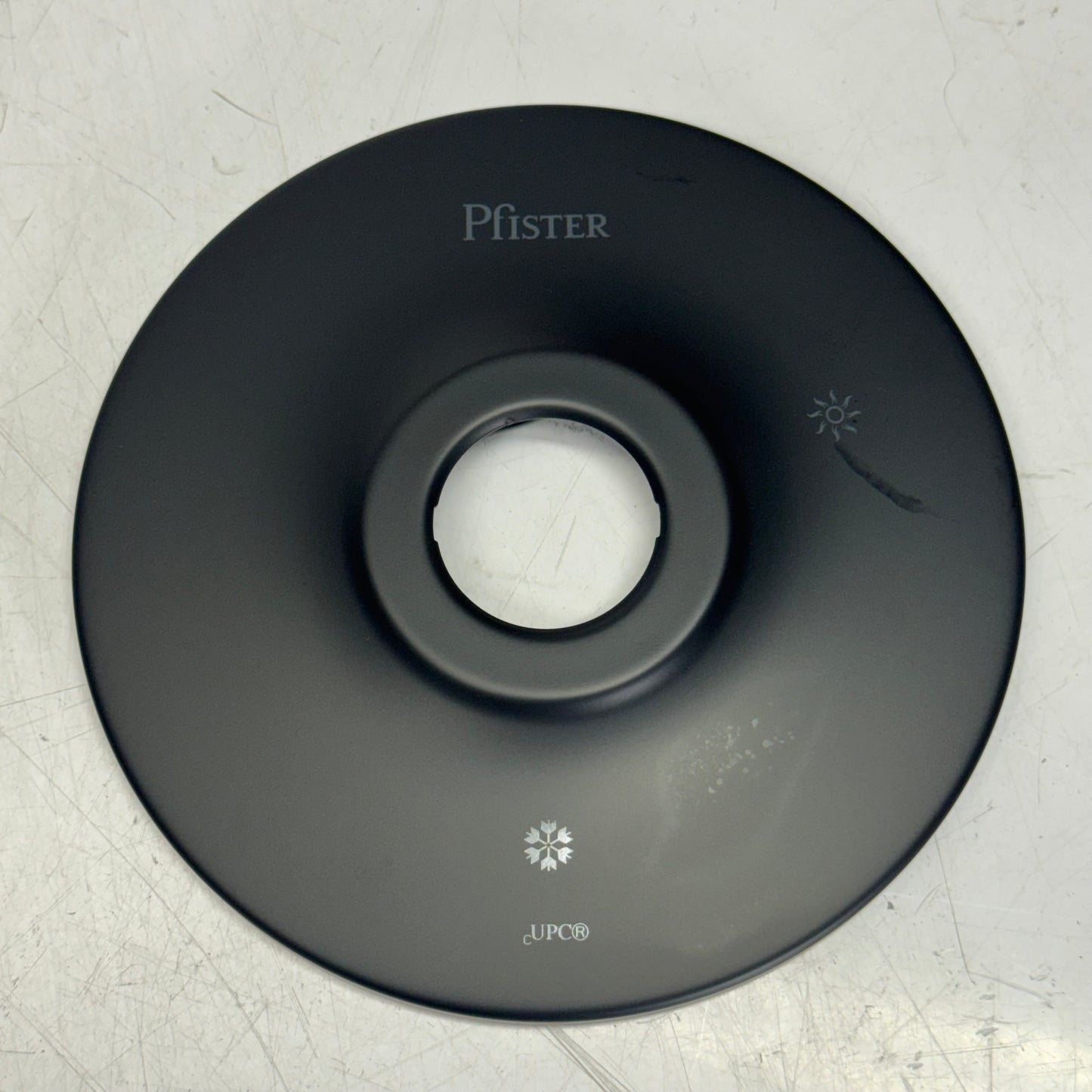 PFISTER Weller Shower Only Trim Package with 1.8 GPM Multi Function Shower Head, Matte Black Finish LG89-7WRB
