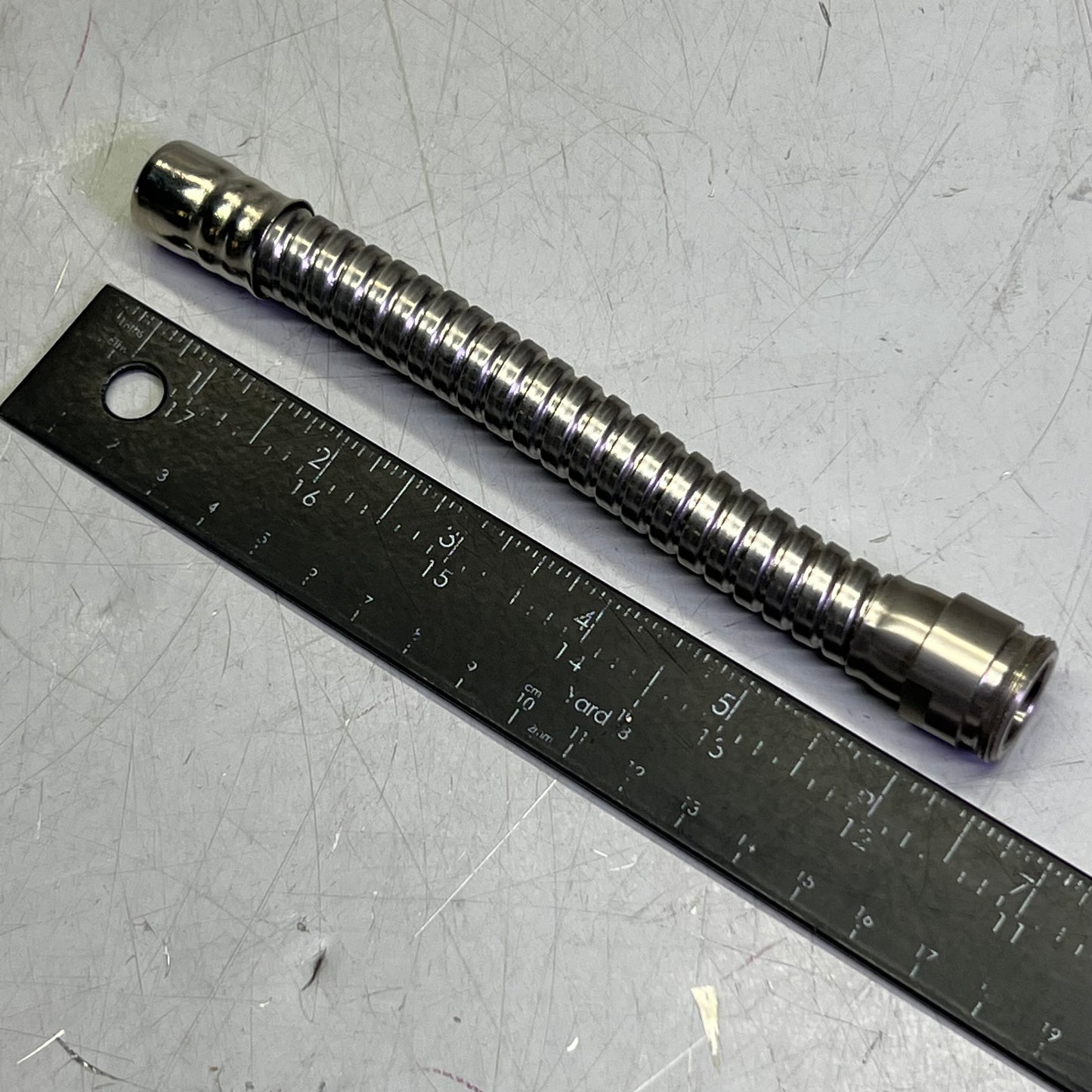 JUSTRITE Stainless Steel Flexible Extension Faucet Sz 6" 08587