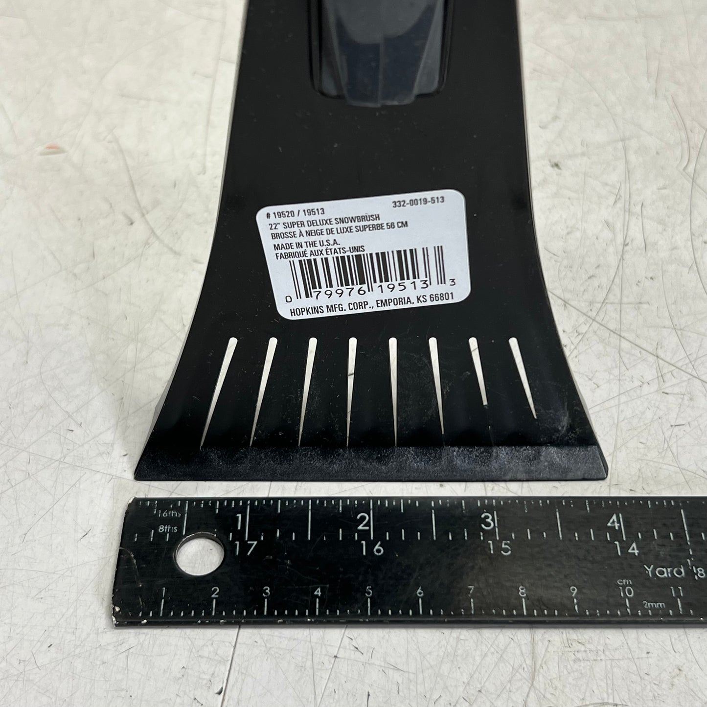 HOPKIN MFG (2 PACK) 22" Super Deluxe Snowbrush, Black KS 66801
