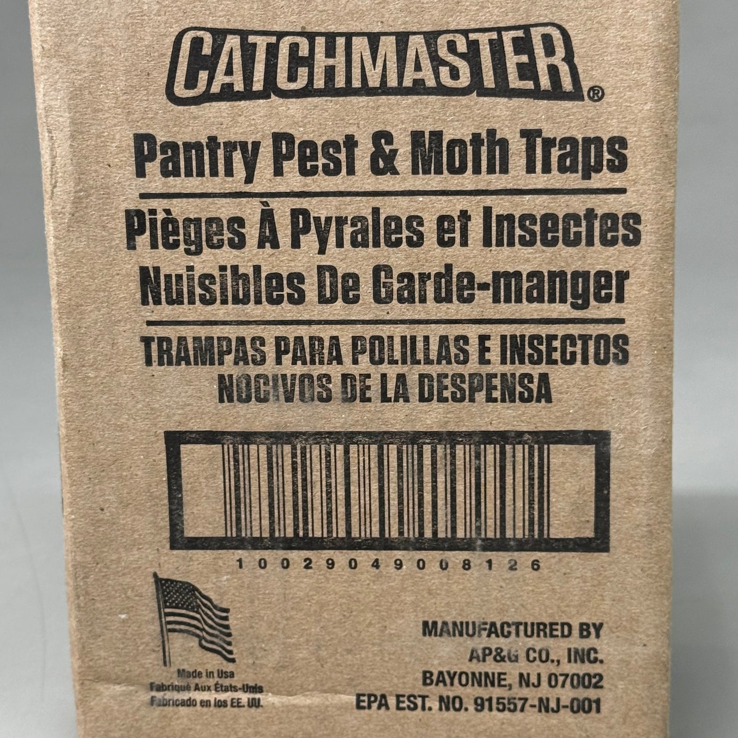 CATCHMASTER (12 Boards) Pantry Pest & Month Glue Board Trap Pheromones 2pk 812SD