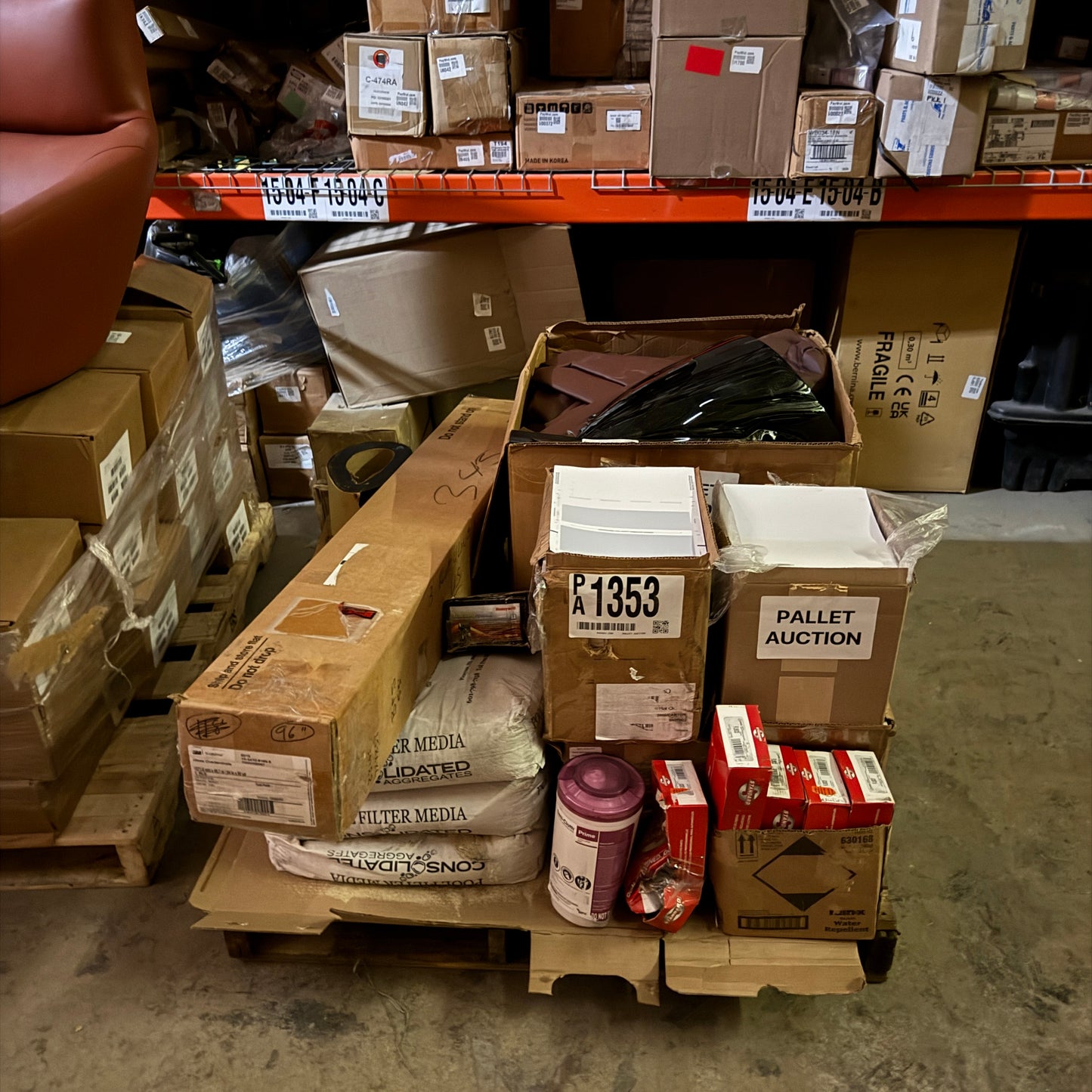 ZA@ Pallet of MIXED 3M Gloss Overlaminate, Blank Checks, Pool Filter Media, Arm Pads, Wipes, & MORE!