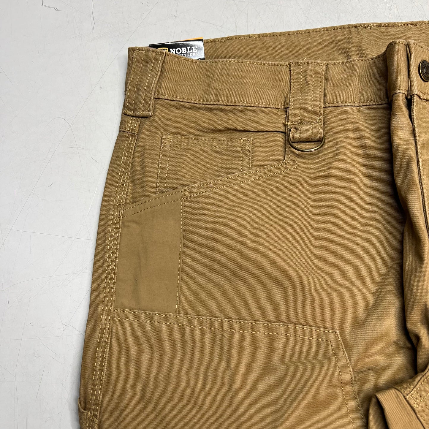 NOBLE OUTFITTERS Canvas Double Front Work Pant Men's Sz 38x30 Coyote 18452