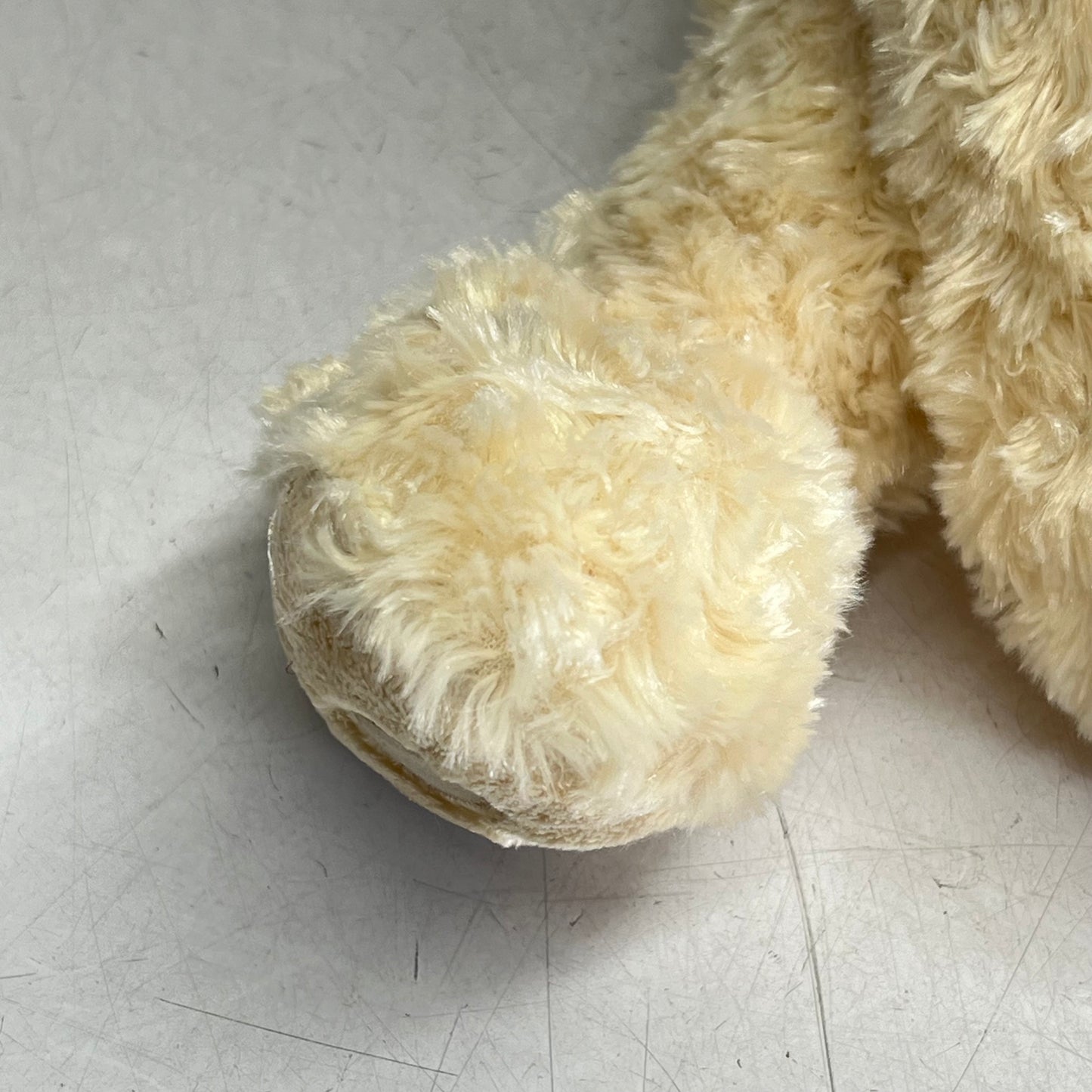 GUND Classic Philbin Bear Fluffy Textured Plush  18" XL Paws Beige 6047532