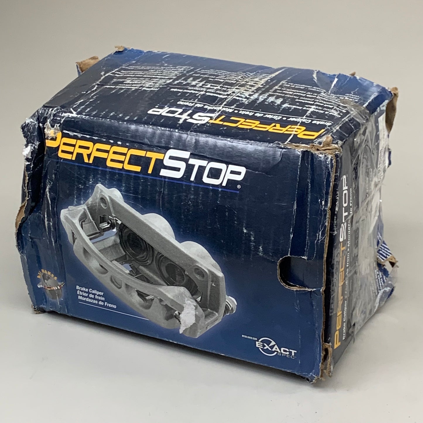 PERFECT STOP Disc Brake Caliper Cast Iron w/ Brake Pad Instal Hardware  89-01855B