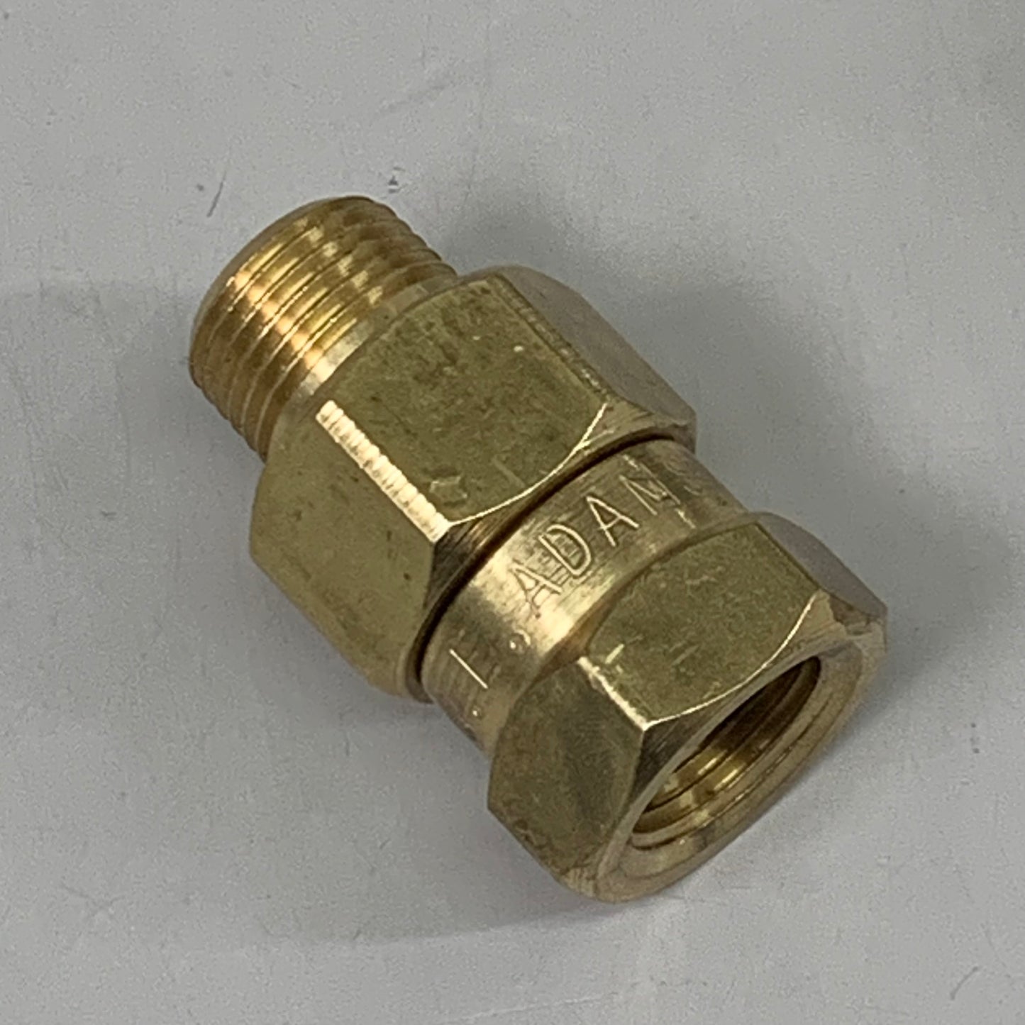 J.E.ADAMS (2 PACK)High Pressure Brass Swivel Stainless Steel Insert 3/8 FPT 7080