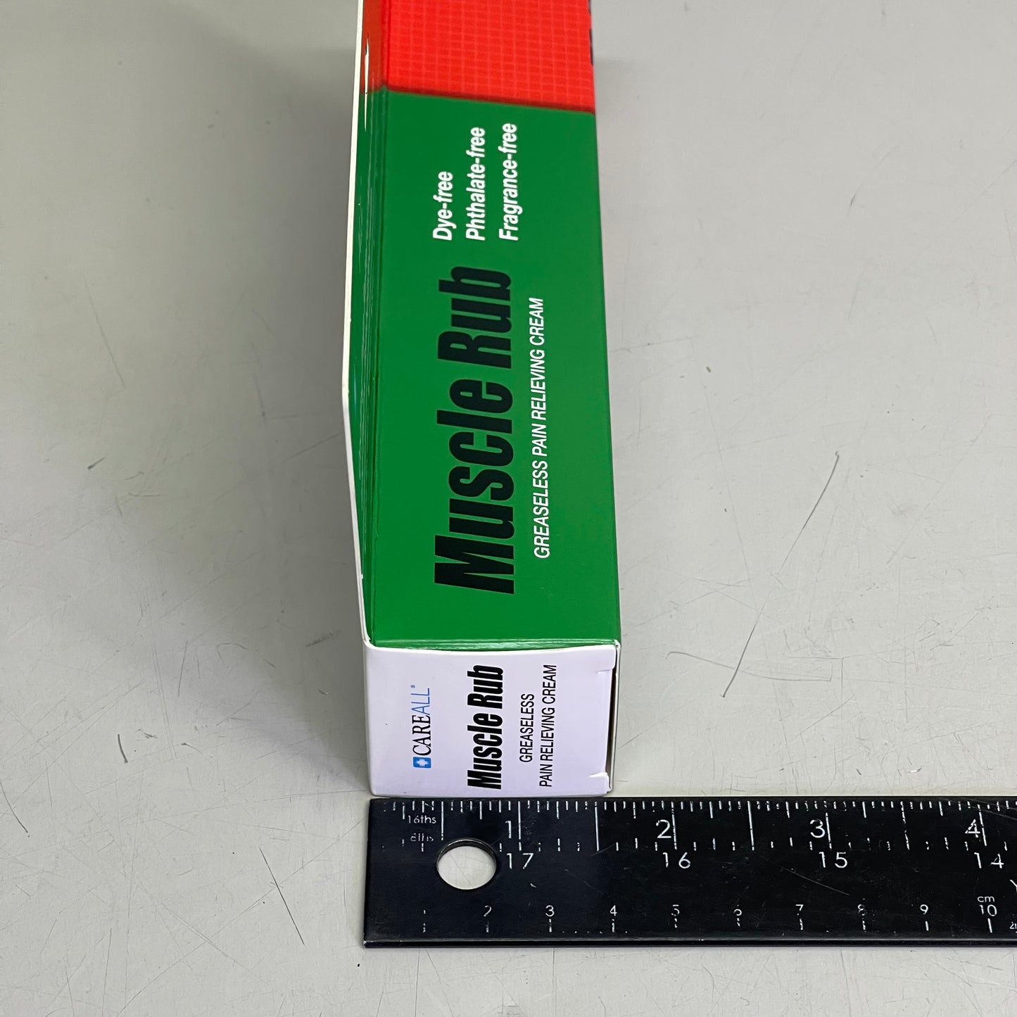 CAREALL (6 PACK) Muscle Rub Greaseless Pain Relieving Cream 3 oz per tube MUS3 BB 02/28