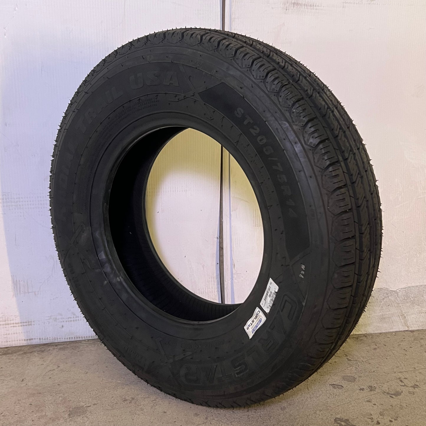 CARLISLE Radial Trail Tires Dot 4524 ST205/75R14 Black 6H1483