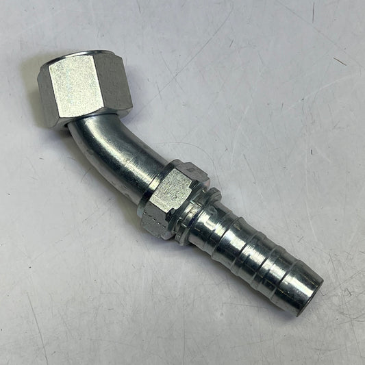 GATES Female Jic 37° Flare Swivel 45° Bent Tube Coupling 3/4"x5.12" G20174-12|12