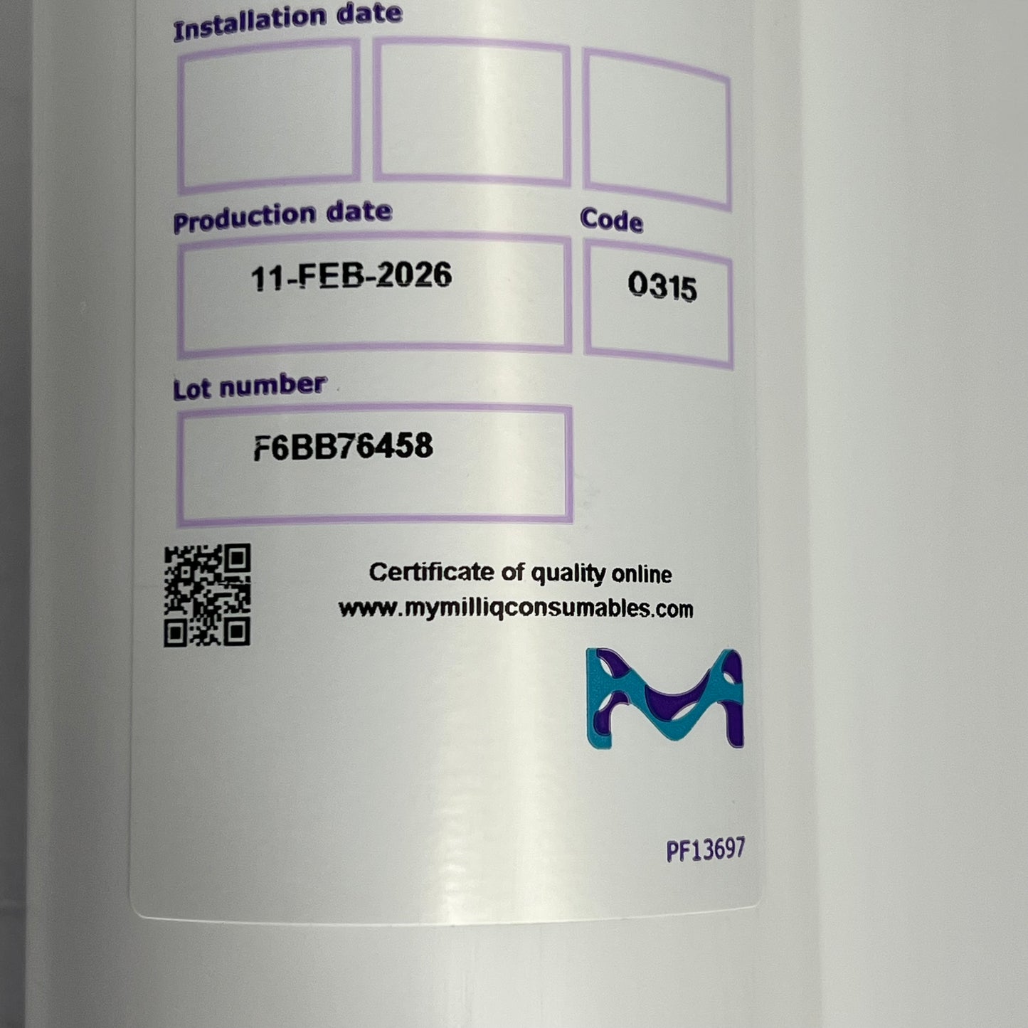 MILLI-Q Q-gard Purification Cartridge 7000 Series Systems QGARDTXL04 (As-Is)
