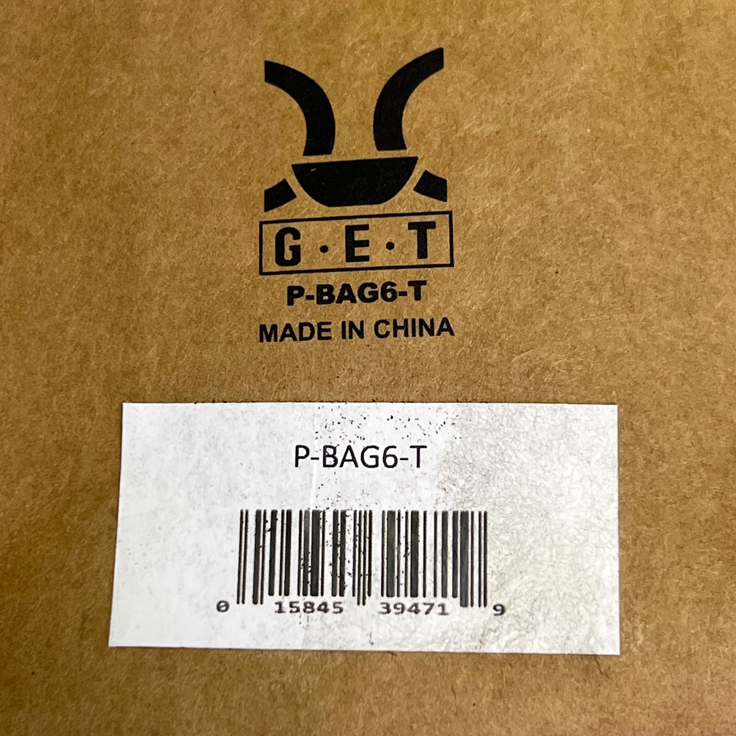 G.E.T (2 PACK) Washable Reusable Paper Bag / Bread Basket 6" Brown P-BAG6-T