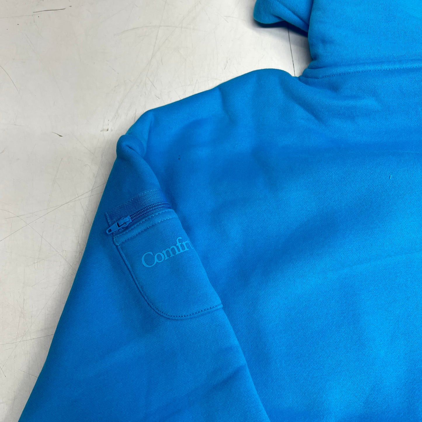 COMFRT X GOLI NUTRITION Travel Essentials Hoodie Women's Sz XL Goli Blue KJHU251