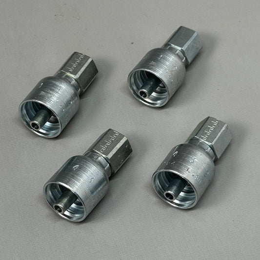 PARKER (4 PACK) Hydraulic Hose 10243-2-4 Female Pipe Rigid Fitting Steel PP-00213