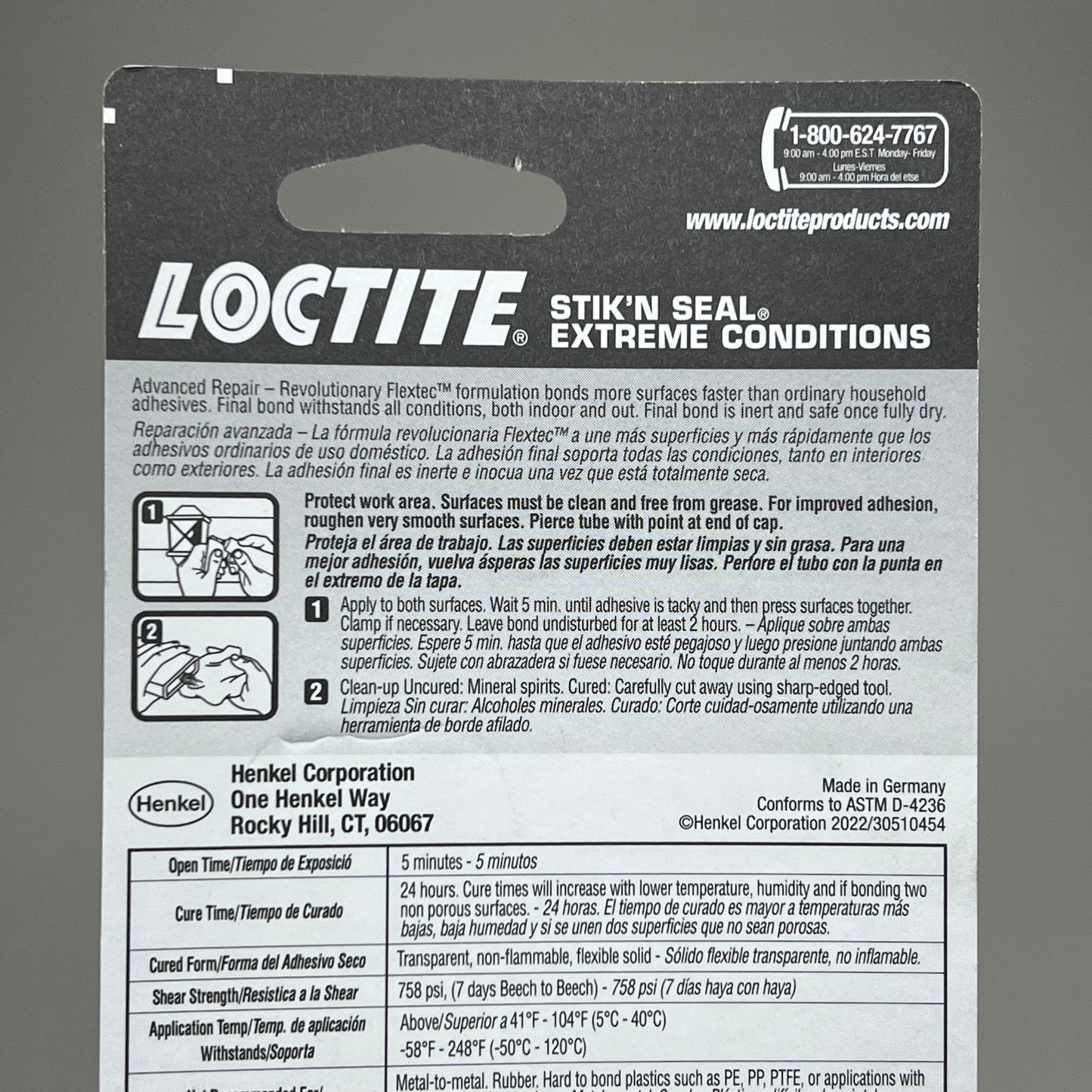 HENKEL LOCTITE (3 PACK) Stik' N Seal Extreme Adhesive Seal Multi-Purpose 1360784